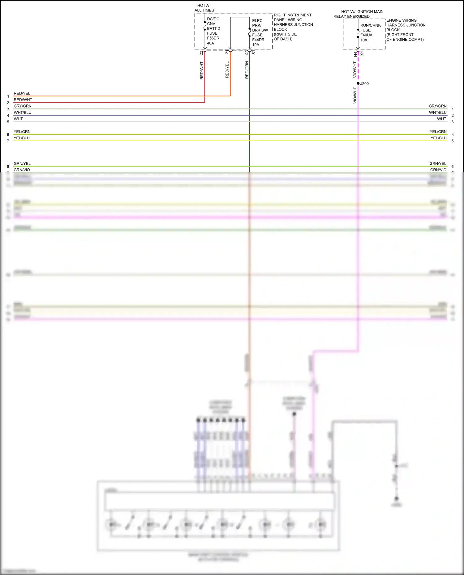 GMC Sierra IV facelift (2022-2024) computer data lines system wiring diagram  (62 of 165)