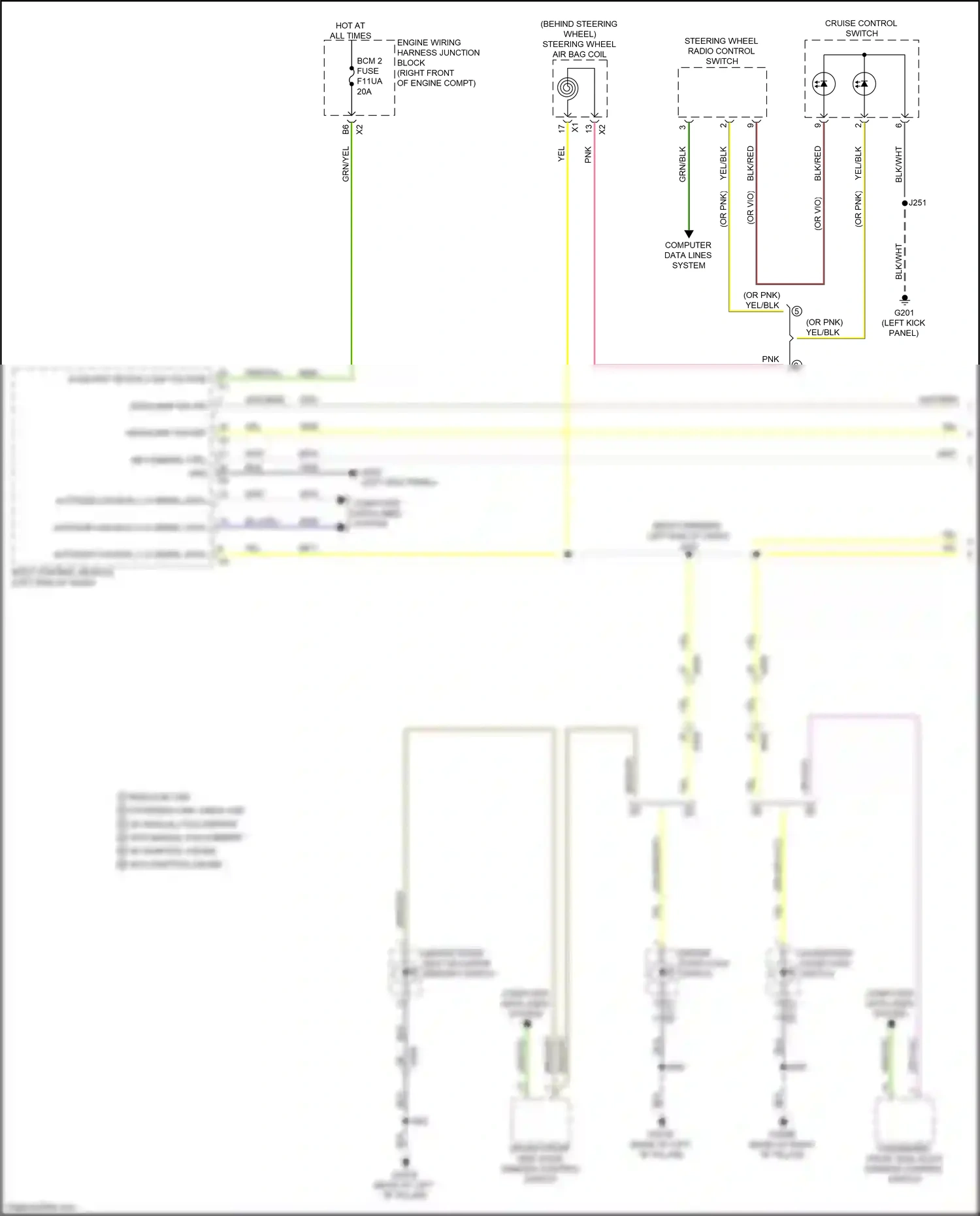 GMC Sierra IV facelift (2022-2024) computer data lines system wiring diagram  (24 of 165)
