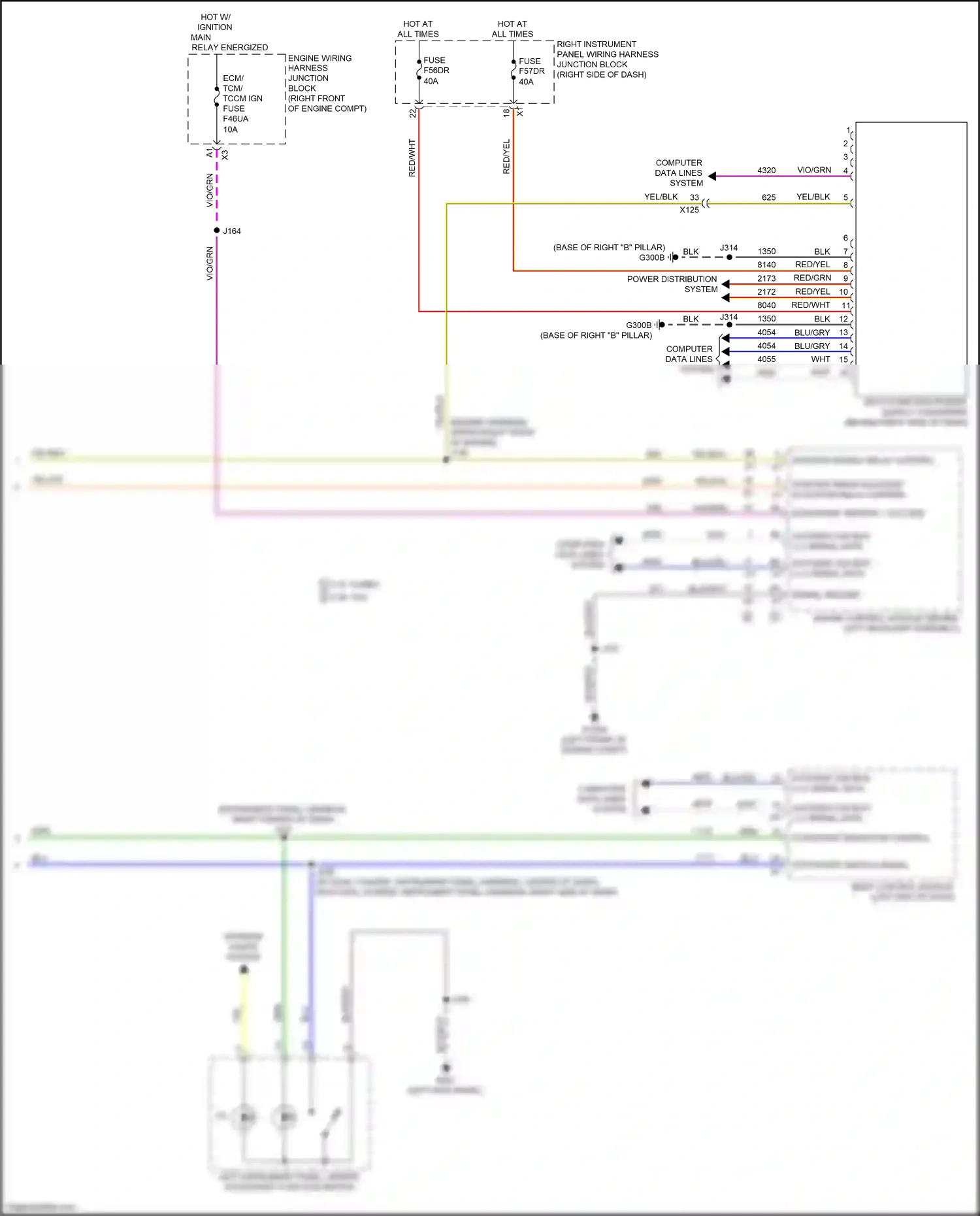 GMC Sierra IV facelift (2022-2024) computer data lines system wiring diagram  (152 of 165)