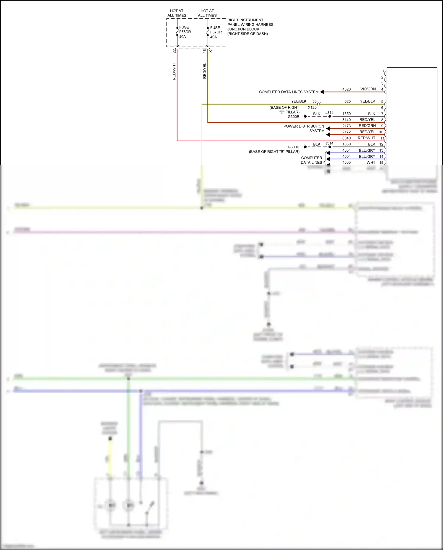 GMC Sierra IV facelift (2022-2024) computer data lines system wiring diagram  (161 of 165)