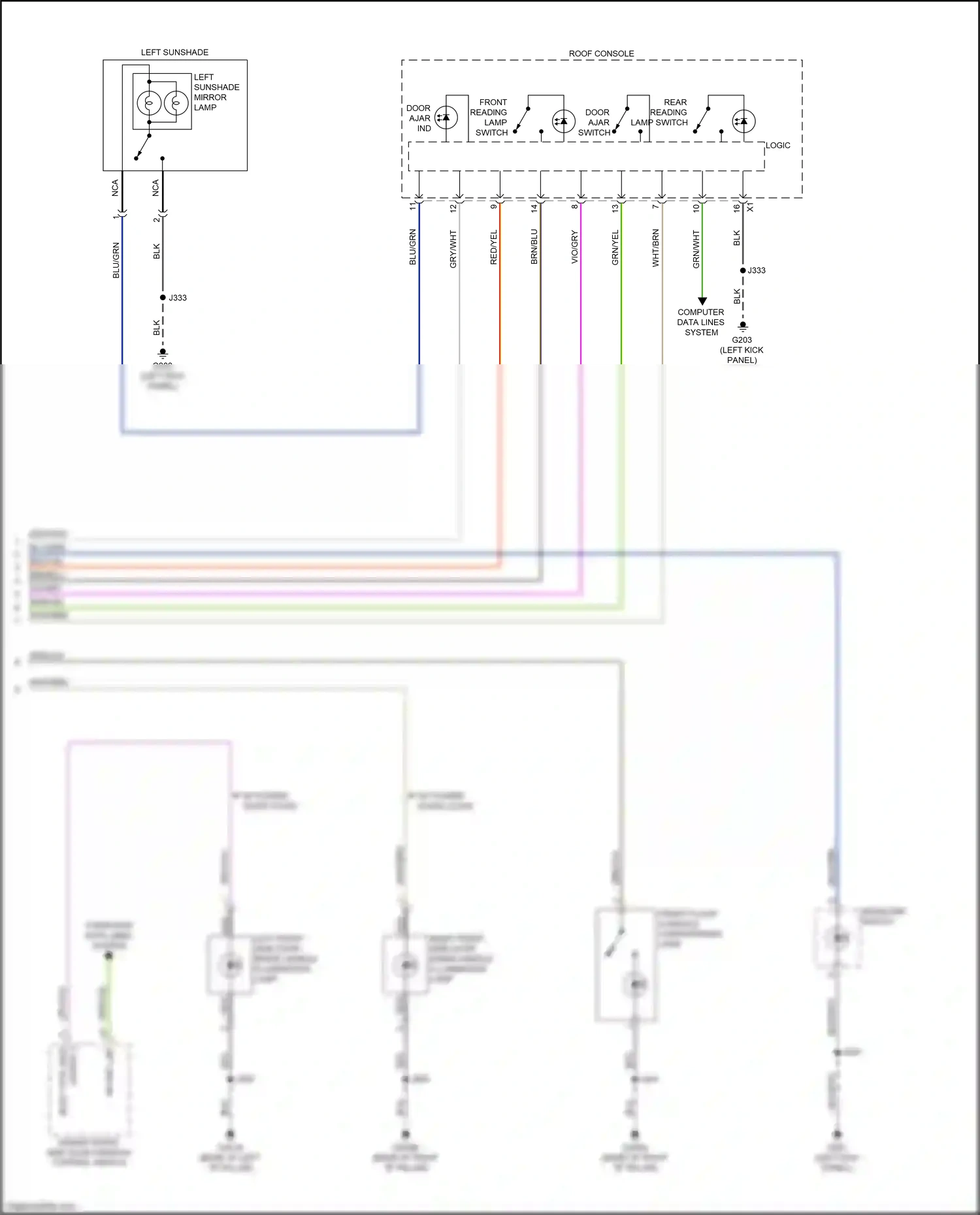 GMC Sierra IV facelift (2022-2024) computer data lines system wiring diagram  (23 of 165)