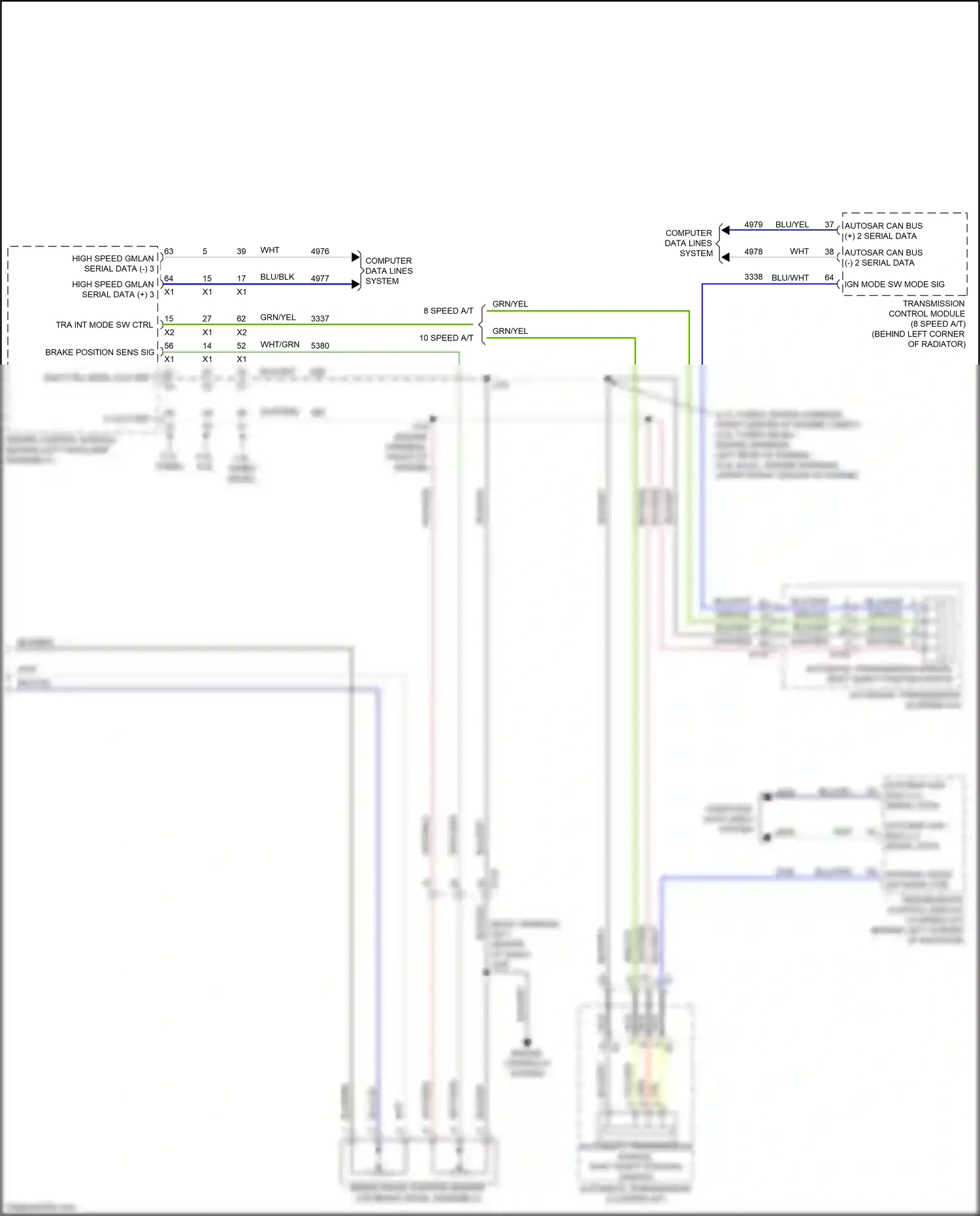 GMC Sierra IV facelift (2022-2024) computer data lines system wiring diagram  (28 of 165)