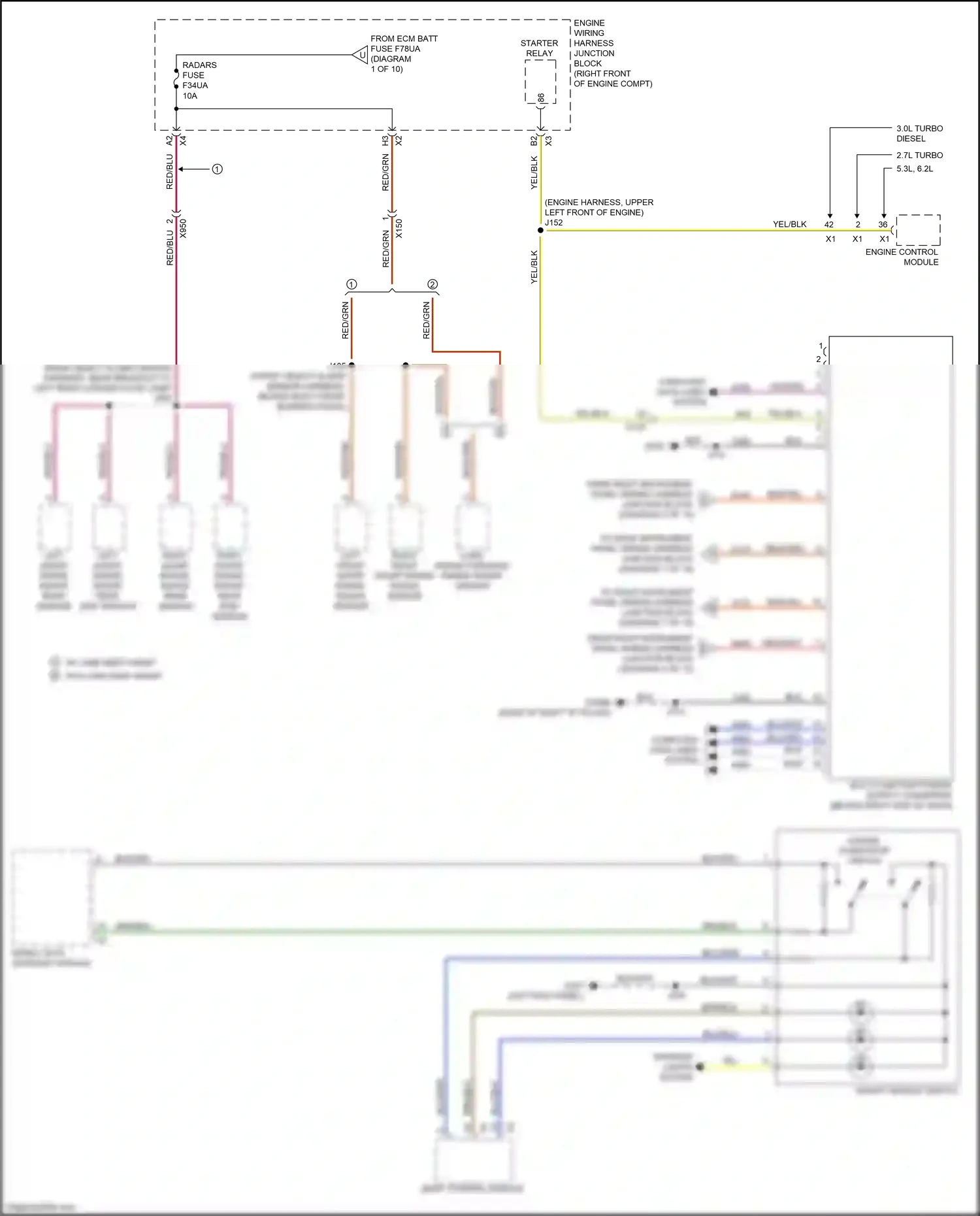 GMC Sierra IV facelift (2022-2024) computer data lines system wiring diagram  (48 of 165)