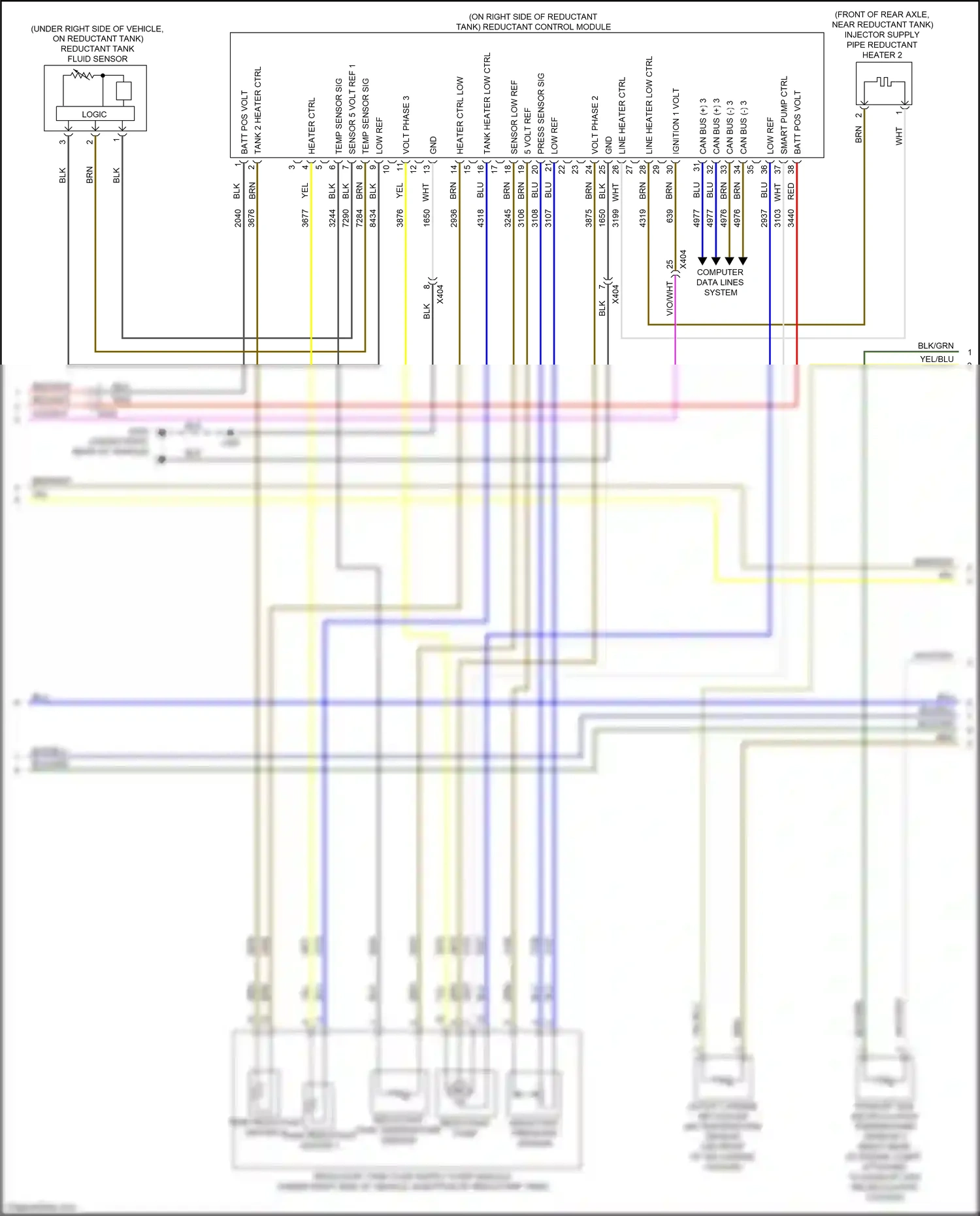 GMC Sierra IV facelift (2022-2024) computer data lines system wiring diagram  (149 of 165)