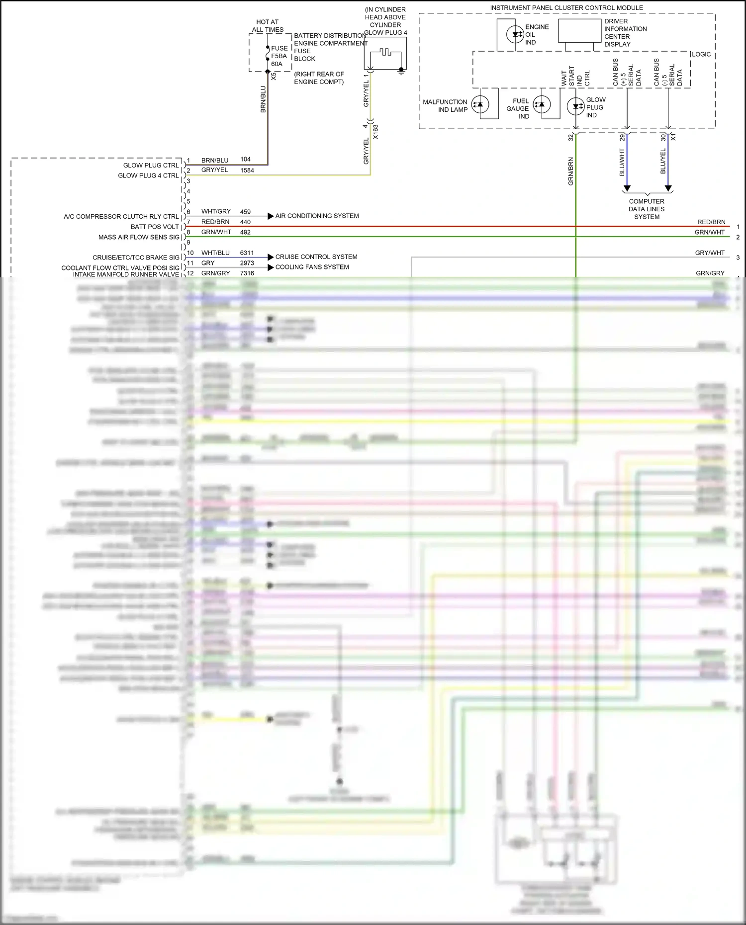GMC Sierra IV facelift (2022-2024) computer data lines system wiring diagram  (146 of 165)
