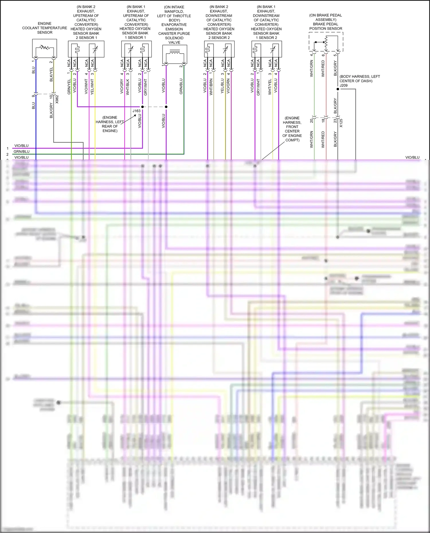 GMC Sierra IV facelift (2022-2024) engine control module wiring diagram  (19 of 24)