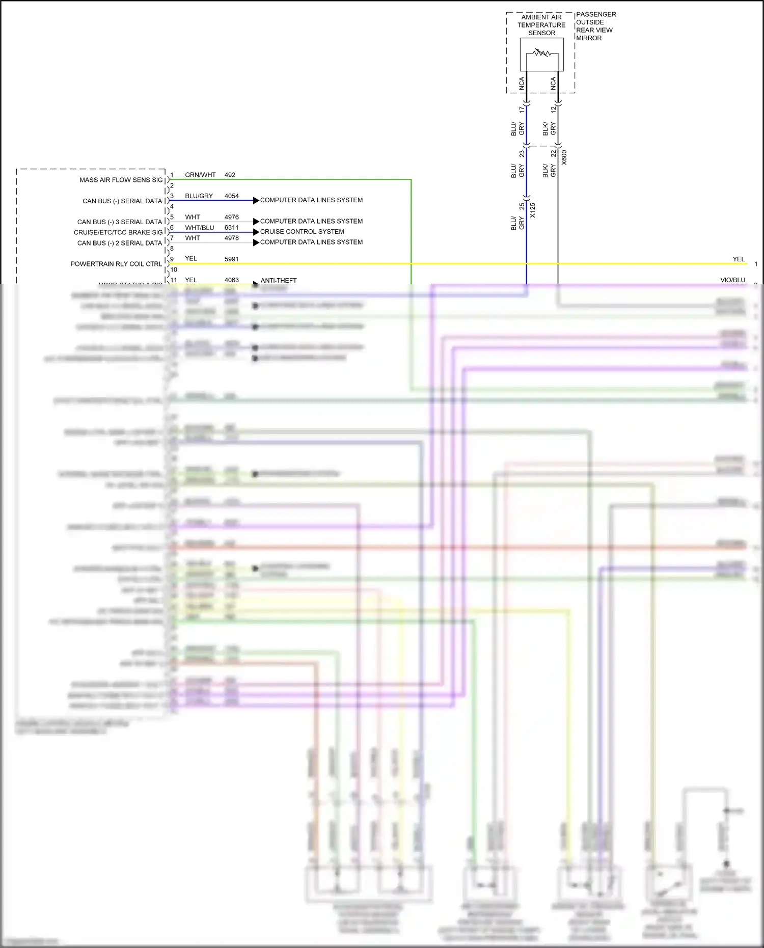 GMC Sierra IV facelift (2022-2024) engine ctrl sens low ref 2 wiring diagram  (2 of 3)