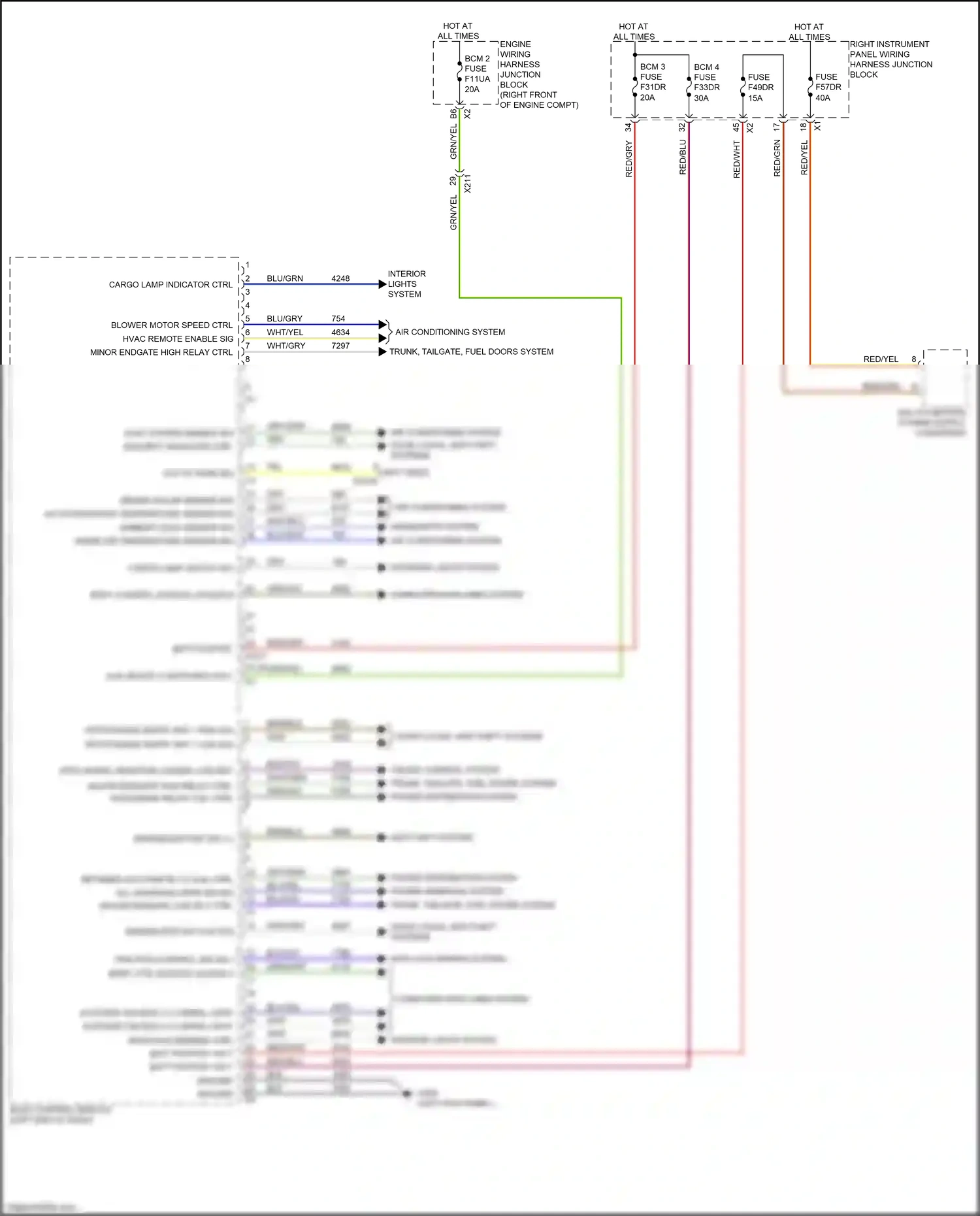 GMC Sierra IV facelift (2022-2024) security indicator ctrl wiring diagram  (1 of 1)