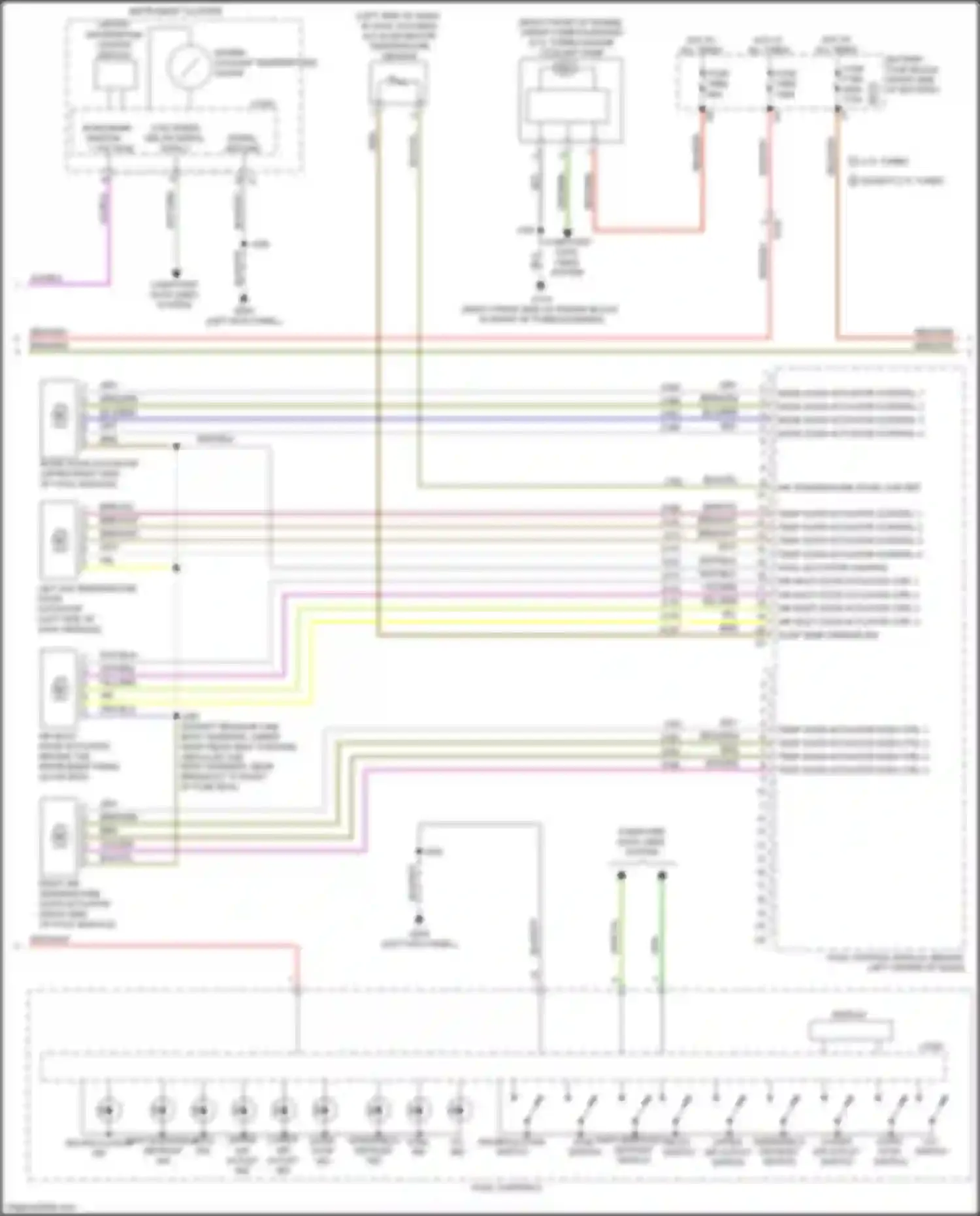 Car Wiring Diagrams for Sierra GMC IV (2018-2022): Automatic a/c circuit (2 of 5)
