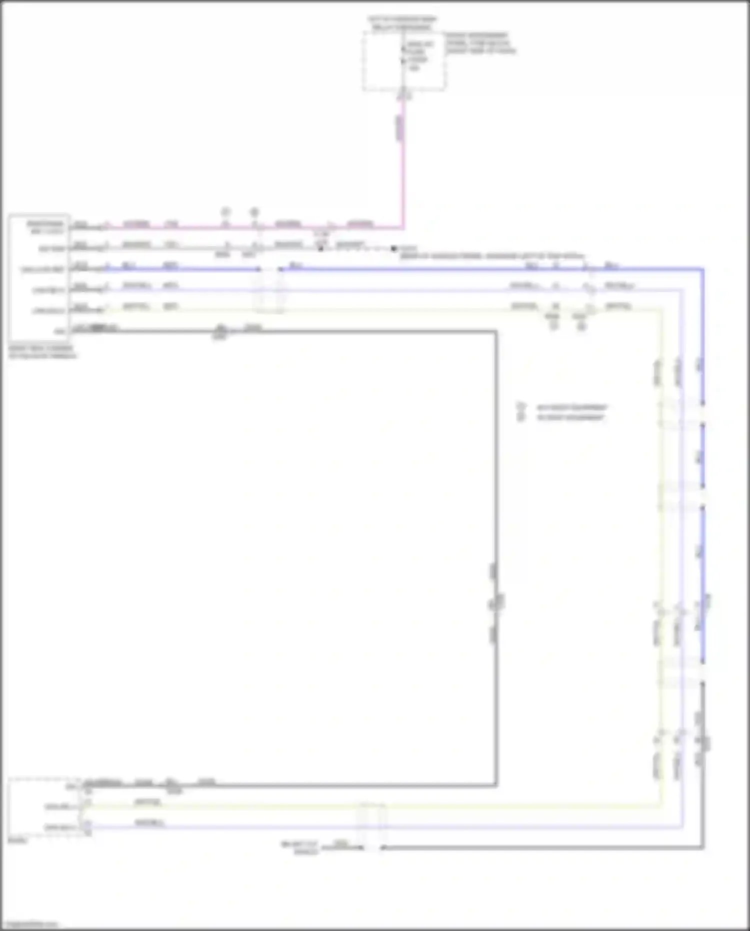 Car Wiring Diagrams for Sierra GMC IV (2018-2022): Rear view camera circuit