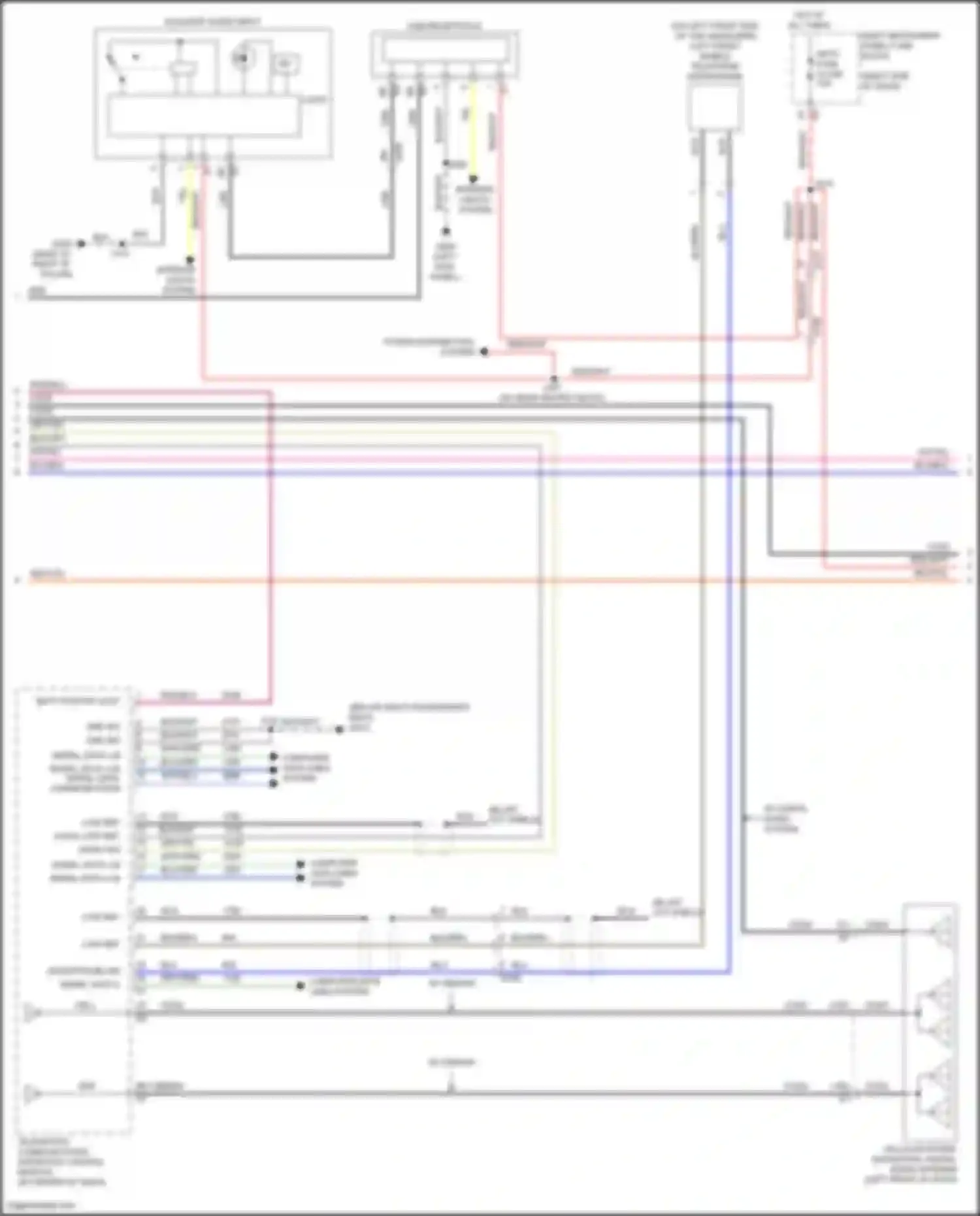 Wiring diagram 1-rd for GMC Sierra IV (2018-2022) (1 of 3)