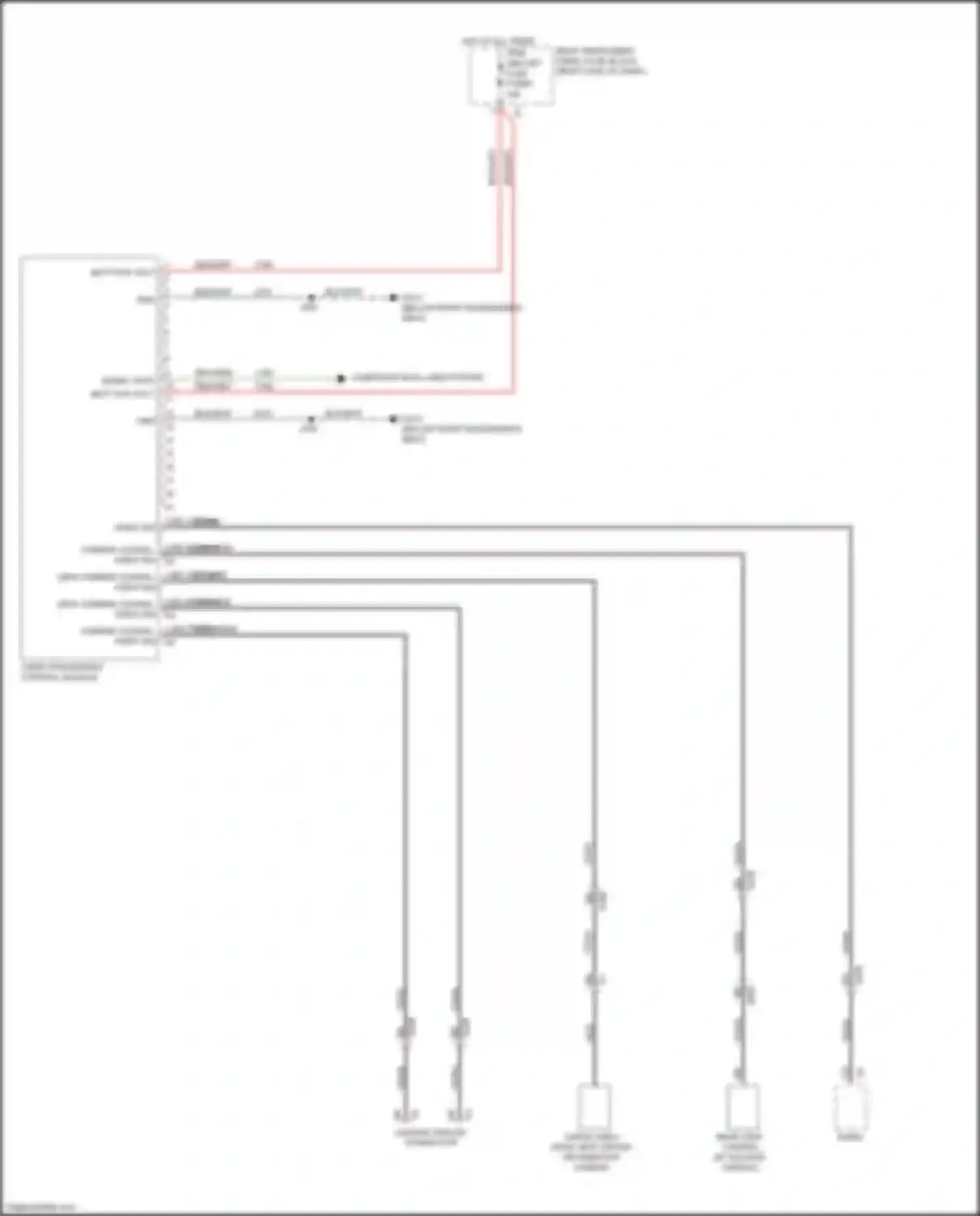 Wiring diagram 2-bg right side view camera coaxial video sig for GMC Sierra IV (2018-2022) (1 of 1)