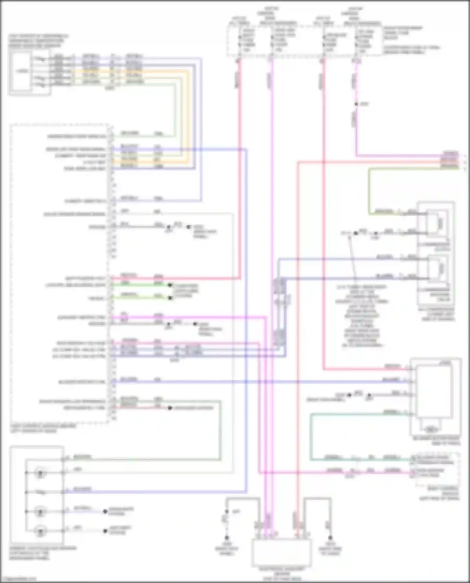 Wiring diagram a/c compressor clutch for GMC Sierra IV (2018-2022) (4 of 4)