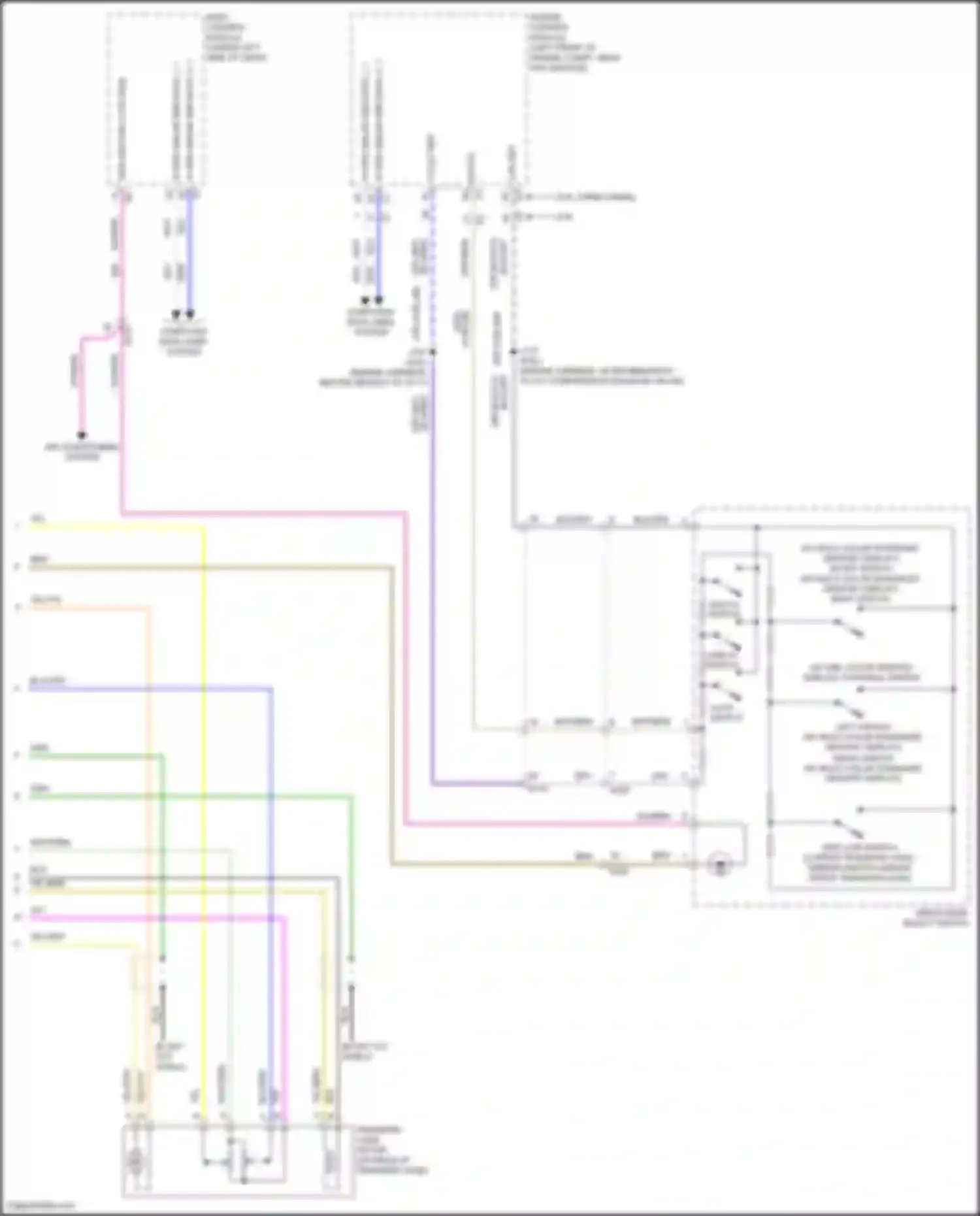 Wiring diagram blu/red for GMC Sierra IV (2018-2022) (10 of 54)