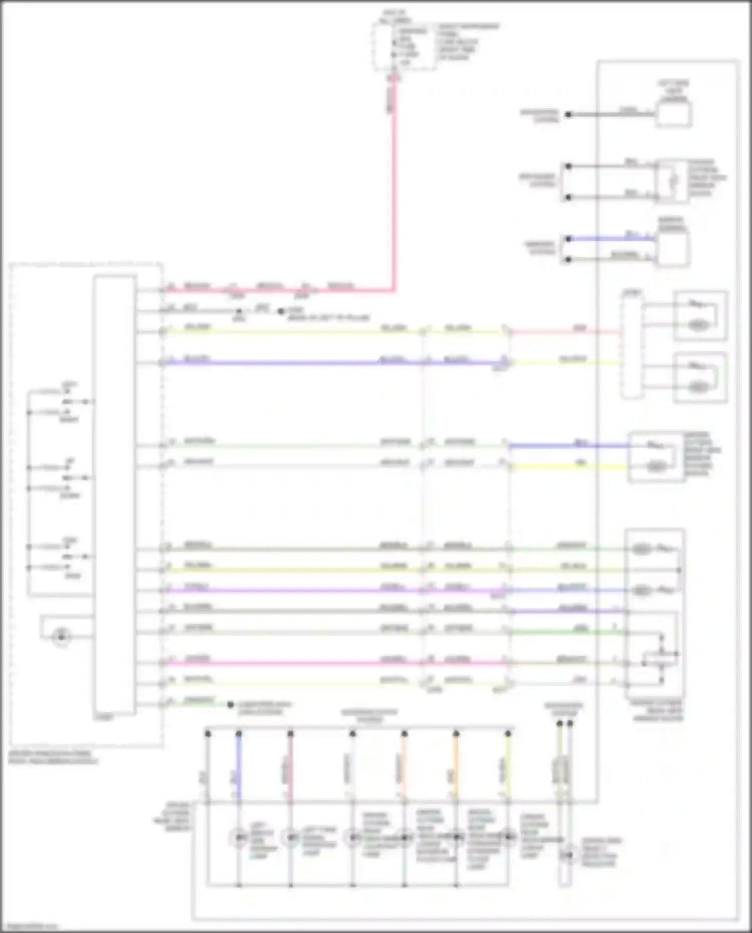 Wiring diagram blu/wht for GMC Sierra IV (2018-2022) (63 of 99)