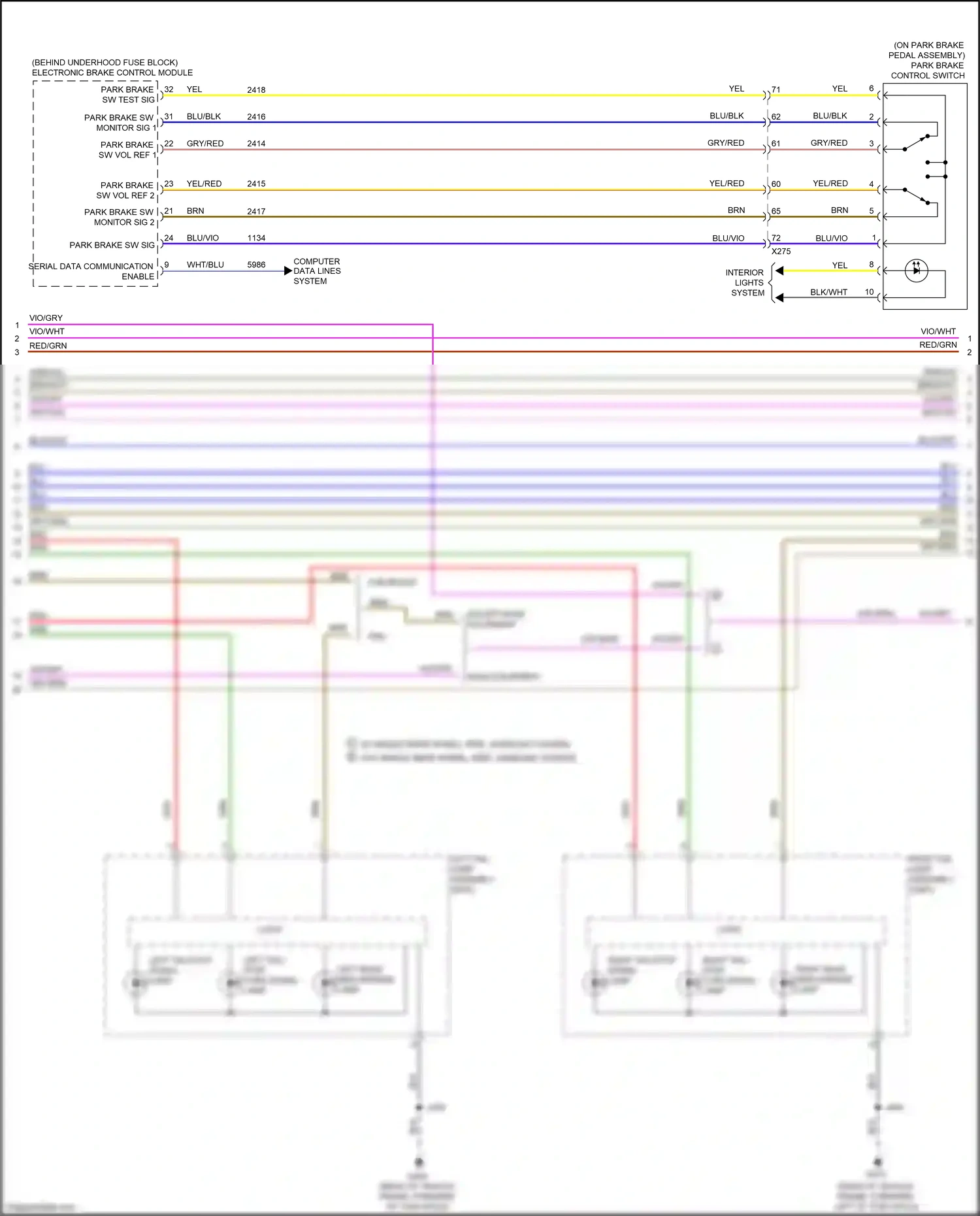 GMC Sierra IV (2018-2022) computer data lines system wiring diagram  (134 of 171)