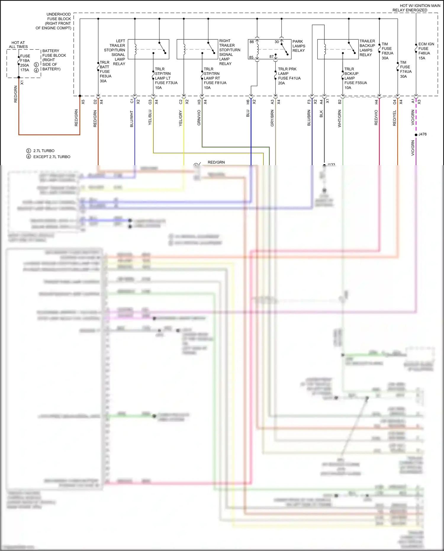 GMC Sierra IV (2018-2022) computer data lines system wiring diagram  (50 of 171)