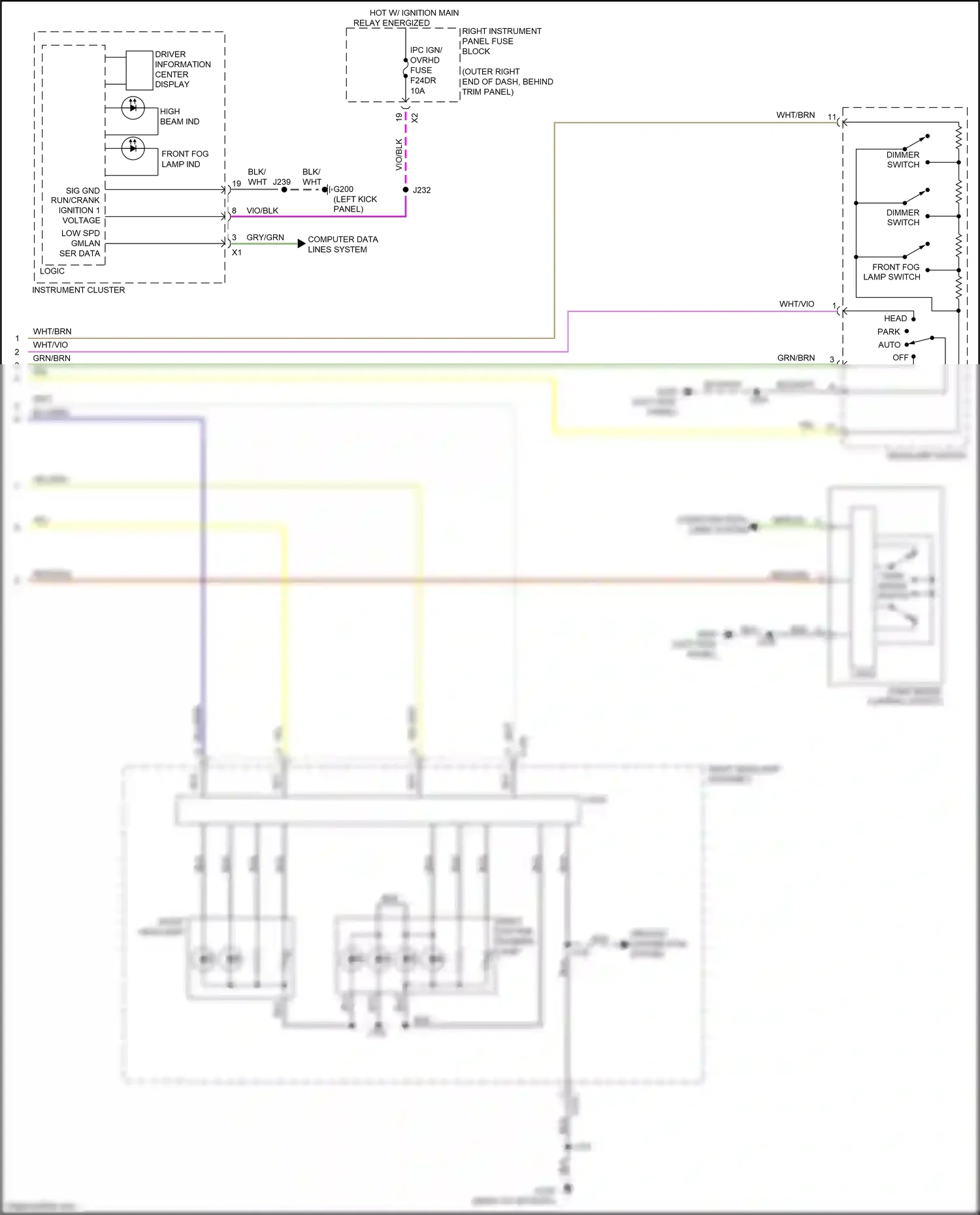 GMC Sierra IV (2018-2022) computer data lines system wiring diagram  (75 of 171)