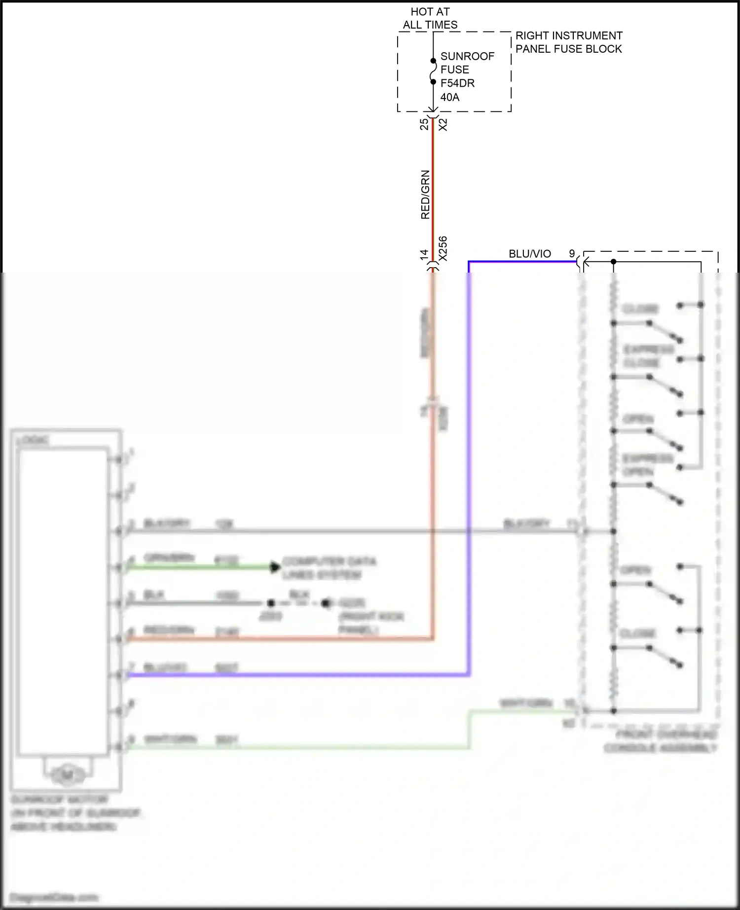 GMC Sierra IV (2018-2022) computer data lines system wiring diagram  (10 of 171)