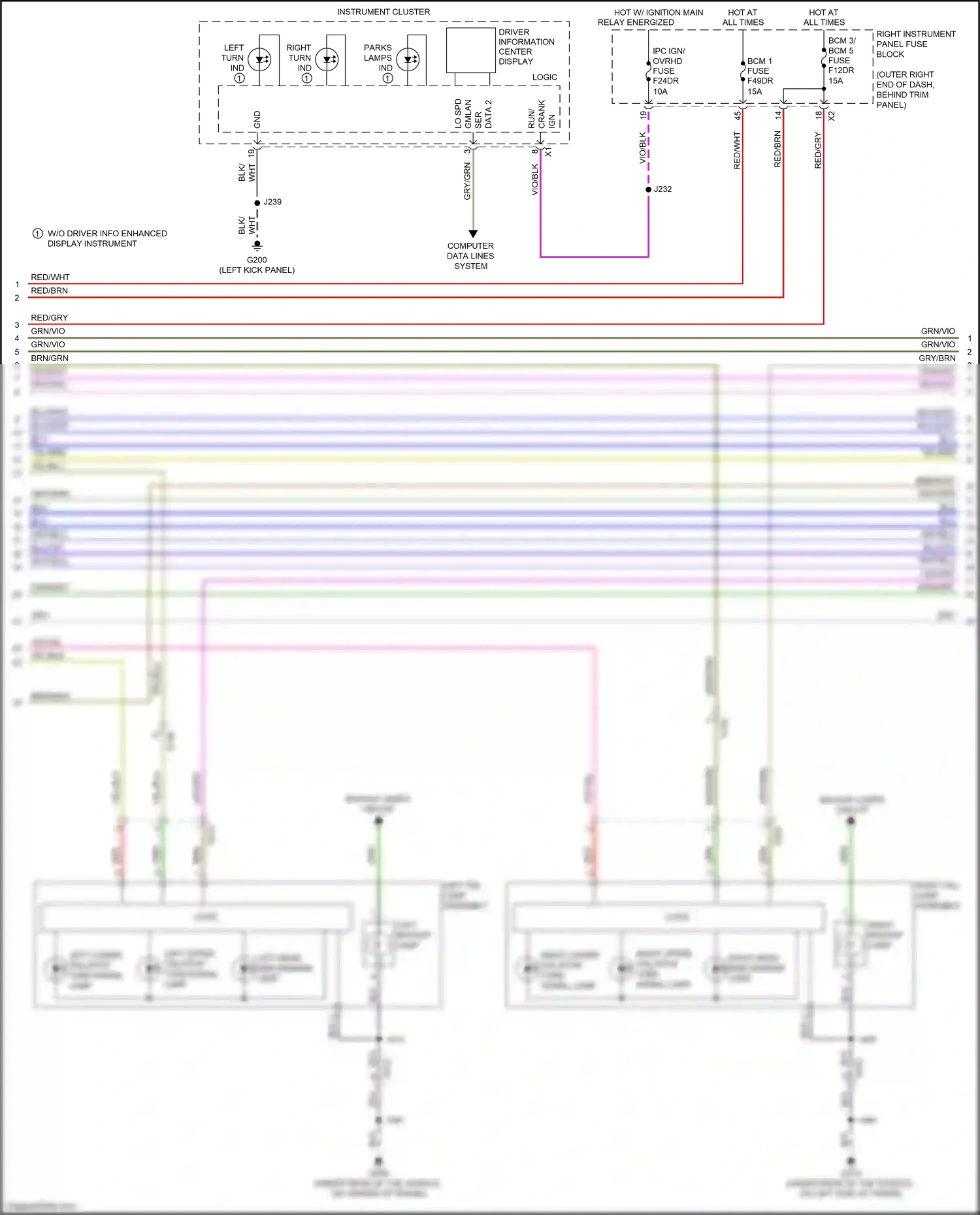GMC Sierra IV (2018-2022) computer data lines system wiring diagram  (43 of 171)