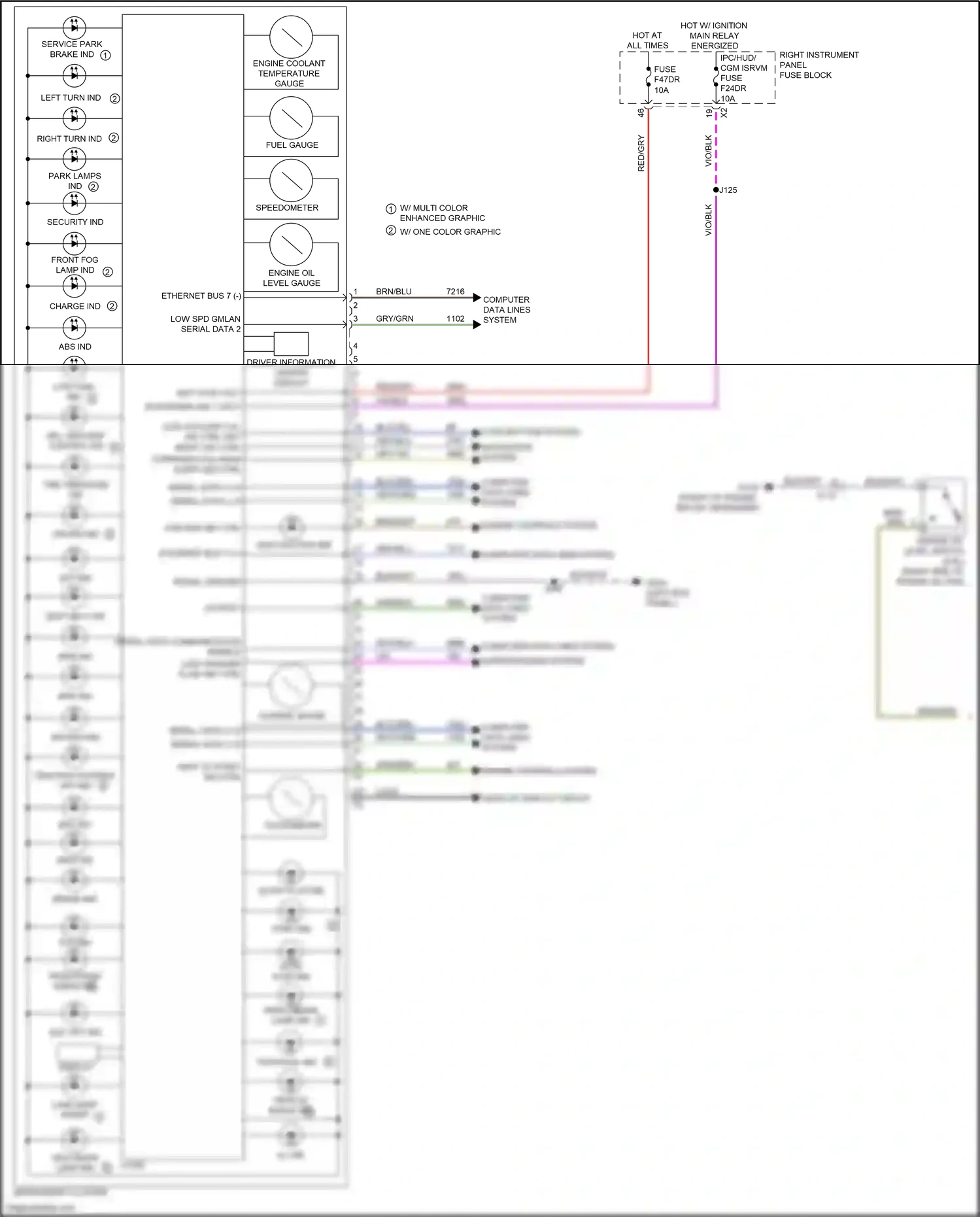 GMC Sierra IV (2018-2022) computer data lines system wiring diagram  (67 of 171)
