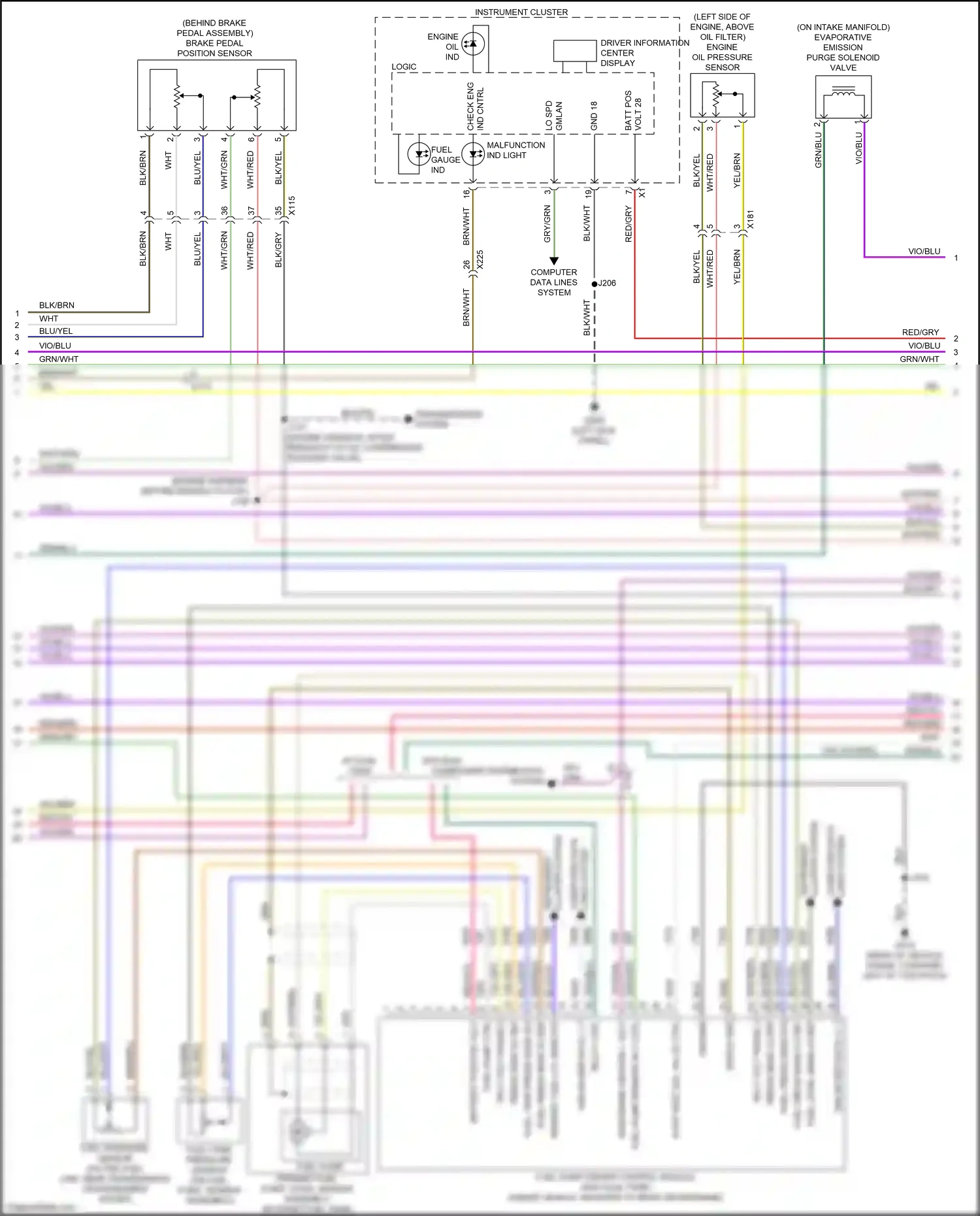 GMC Sierra IV (2018-2022) computer data lines system wiring diagram  (164 of 171)