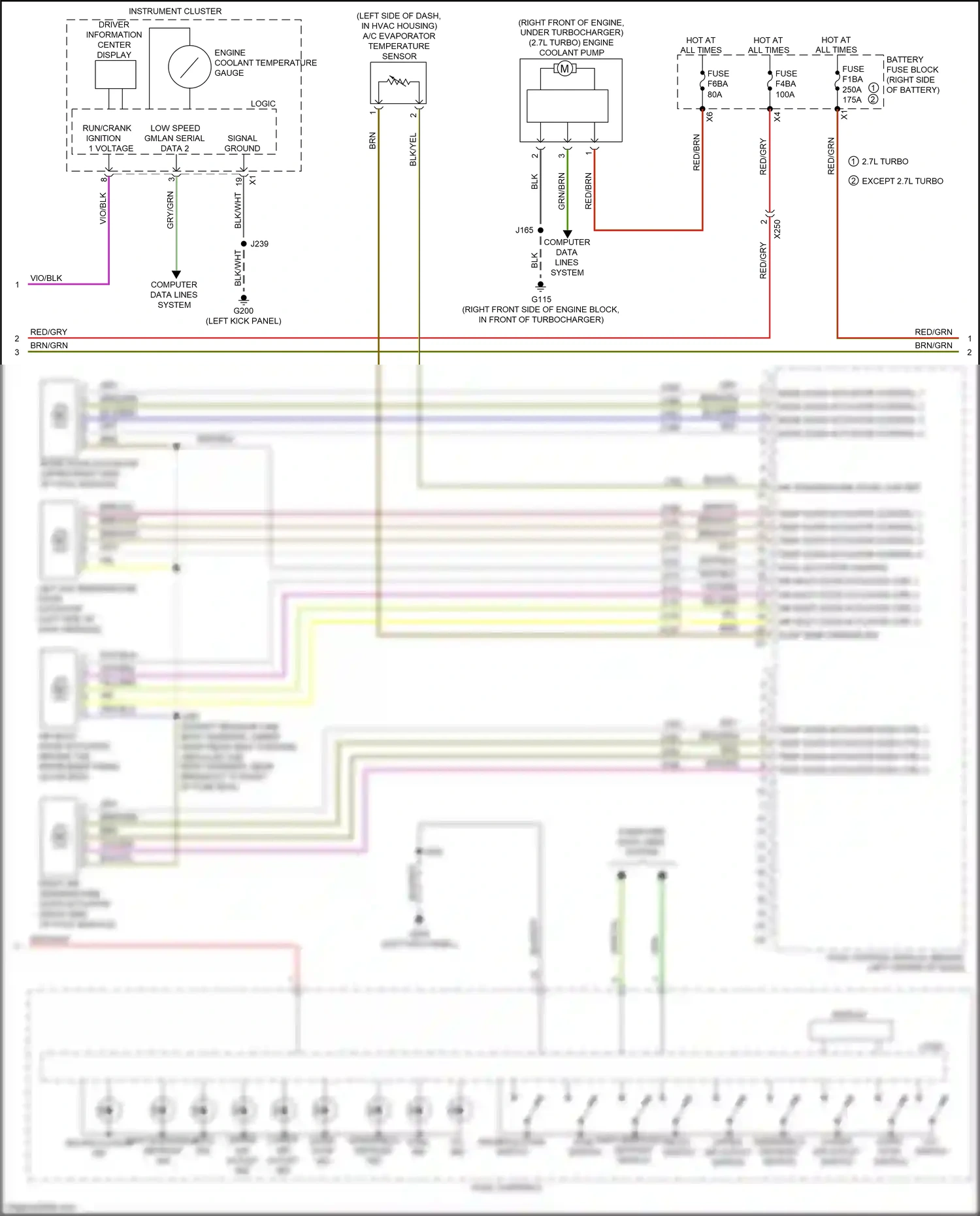 GMC Sierra IV (2018-2022) computer data lines system wiring diagram  (1 of 171)