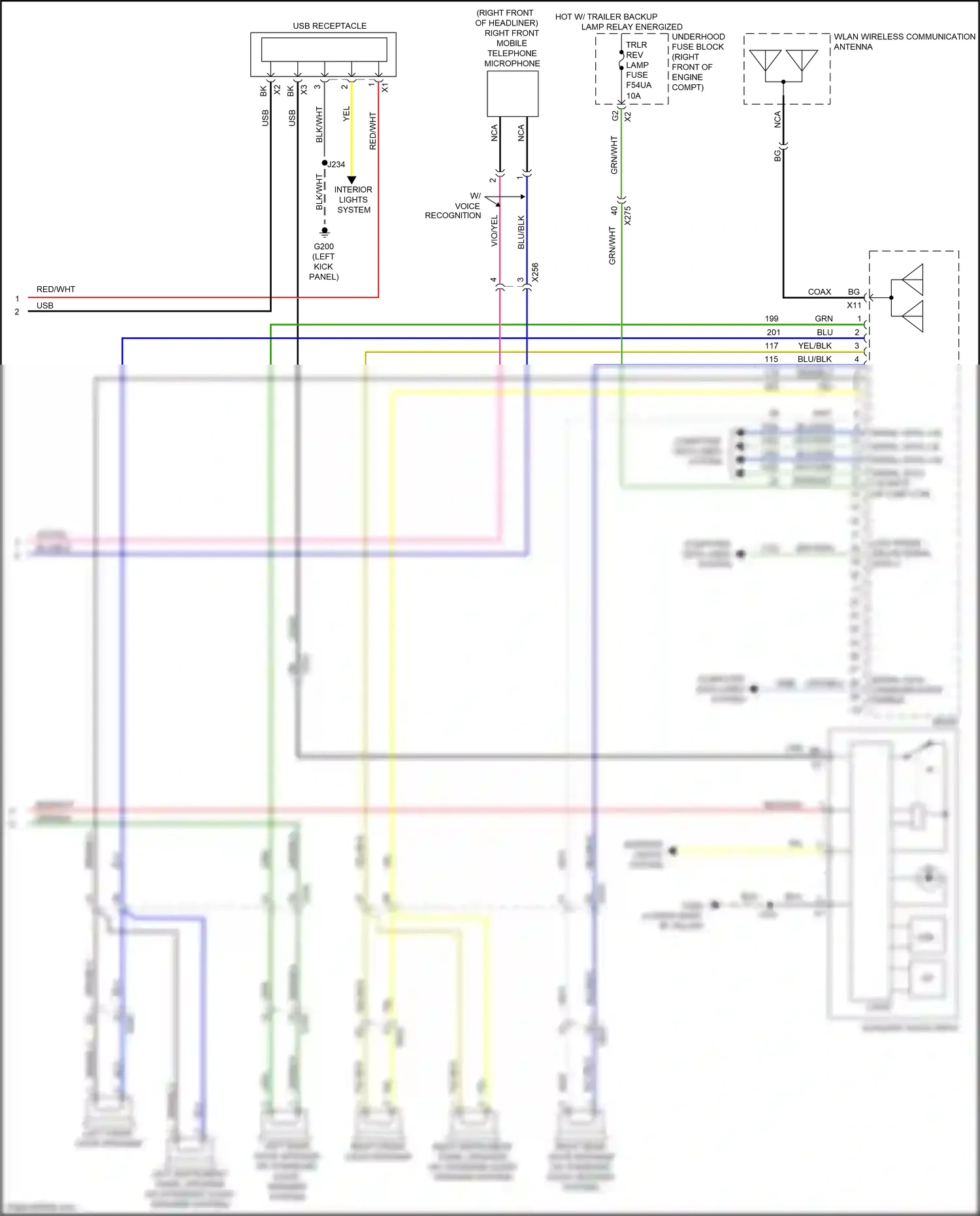GMC Sierra IV (2018-2022) computer data lines system wiring diagram  (49 of 171)