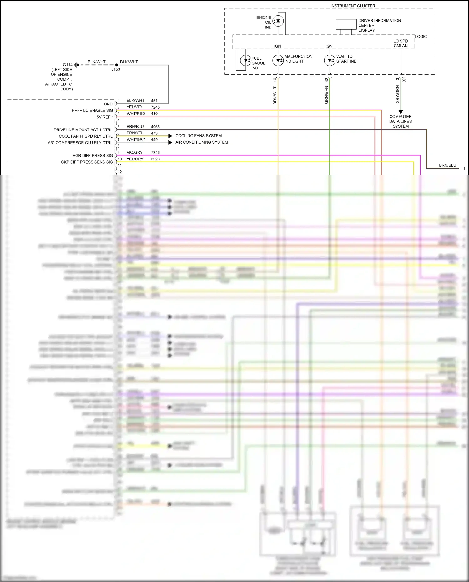 GMC Sierra IV (2018-2022) computer data lines system wiring diagram  (114 of 171)