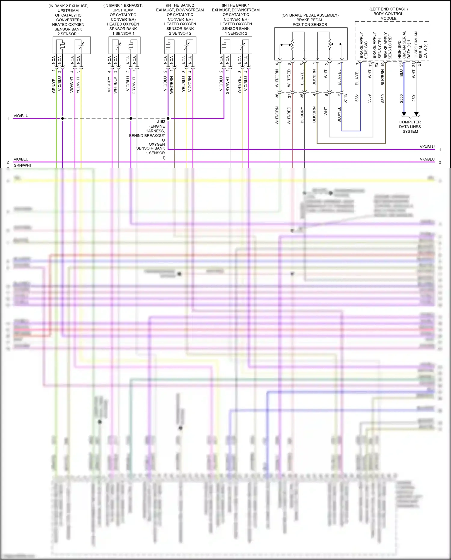 GMC Sierra IV (2018-2022) computer data lines system wiring diagram  (121 of 171)