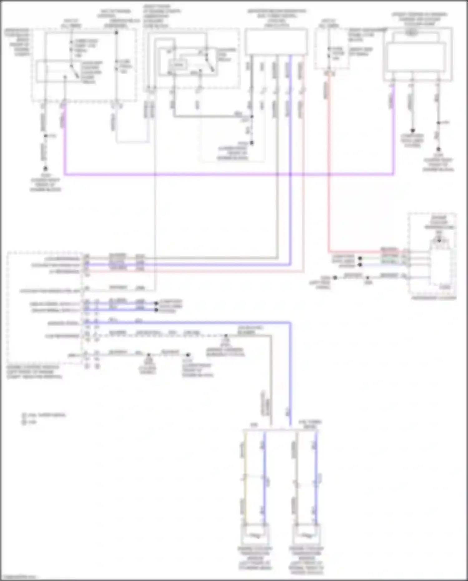 Wiring diagram cooling fan speed sig for GMC Sierra IV (2018-2022) (2 of 3)