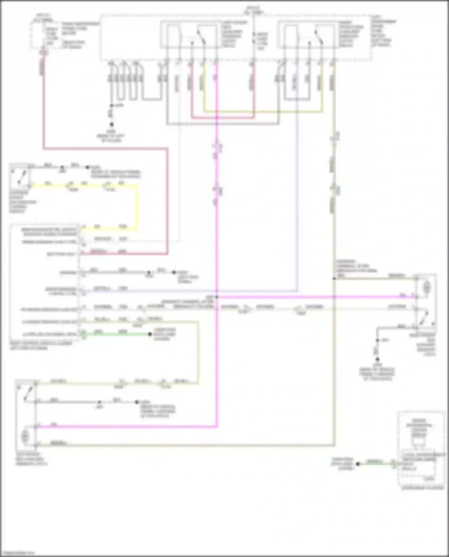 Wiring diagram driver information center display for GMC Sierra IV (2018-2022) (28 of 43)