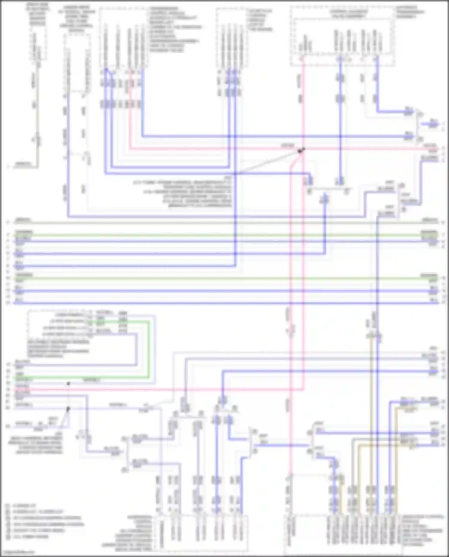 Wiring diagram except 3.0l turbo diesel for GMC Sierra IV (2018-2022) (1 of 3)