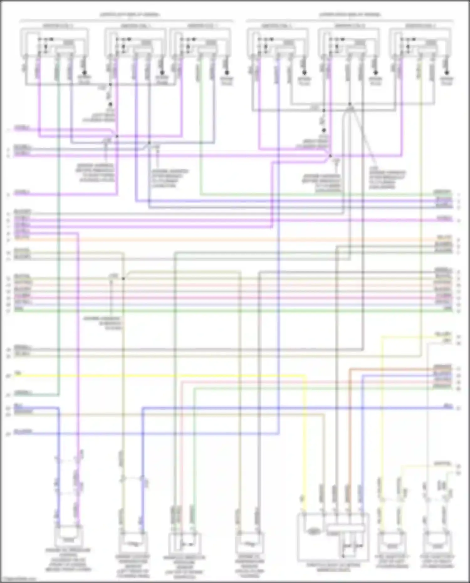 Wiring diagram fuel injector 7 for GMC Sierra IV (2018-2022) (4 of 5)