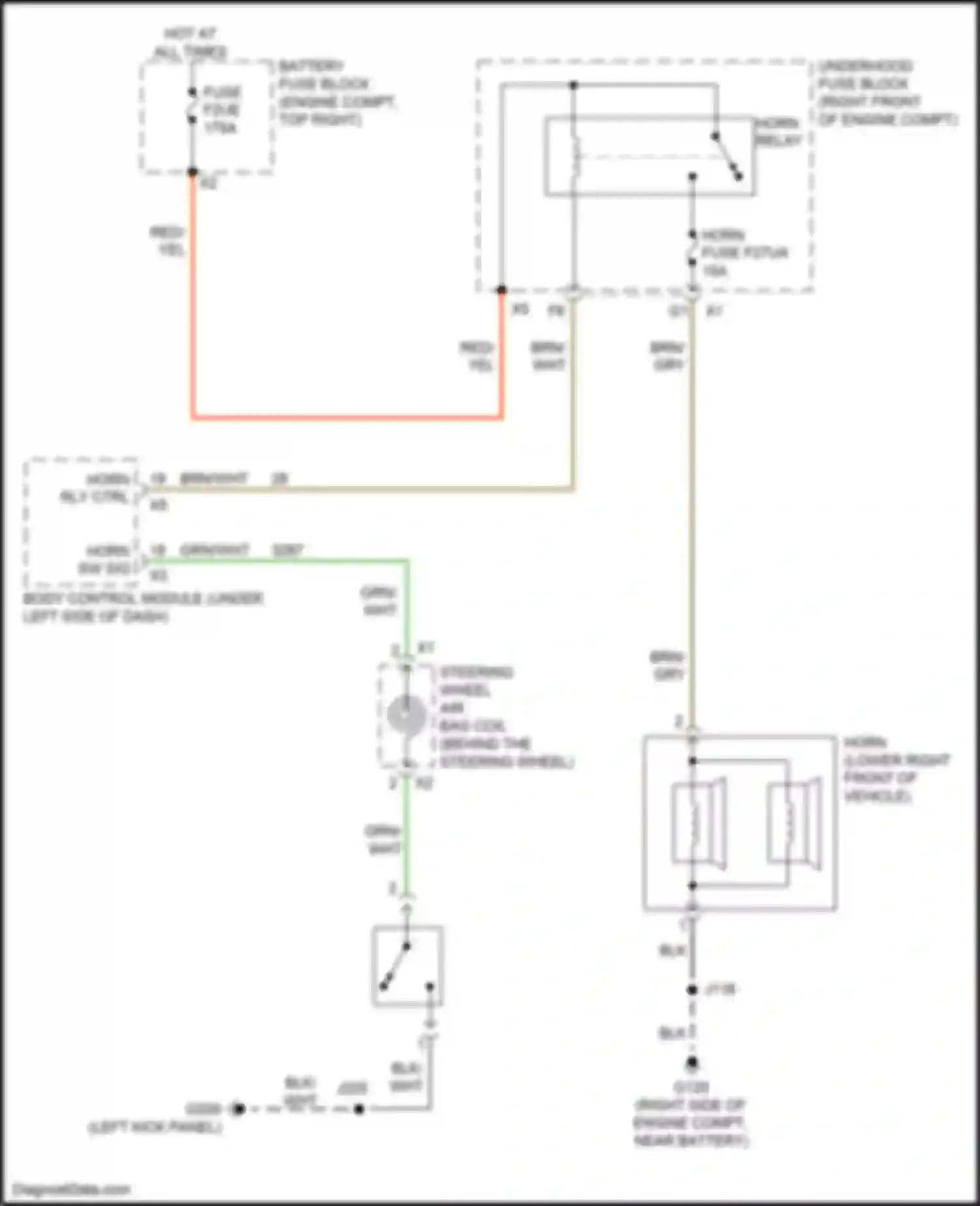 Wiring diagram gry for GMC Sierra IV (2018-2022) (16 of 128)