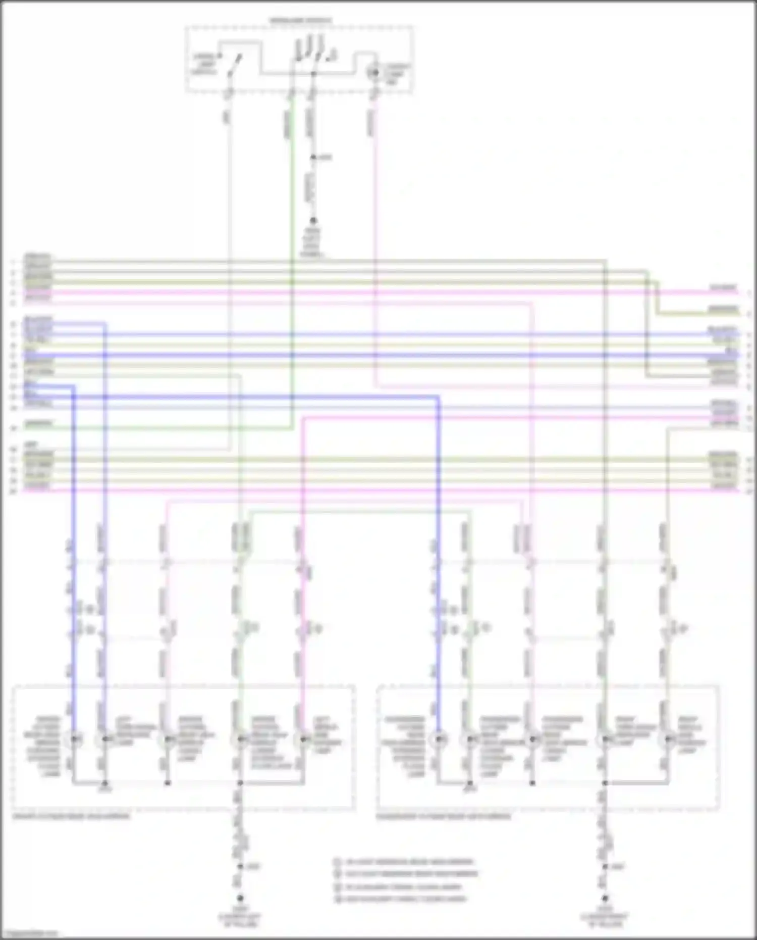 Wiring diagram headlamp switch for GMC Sierra IV (2018-2022) (3 of 10)