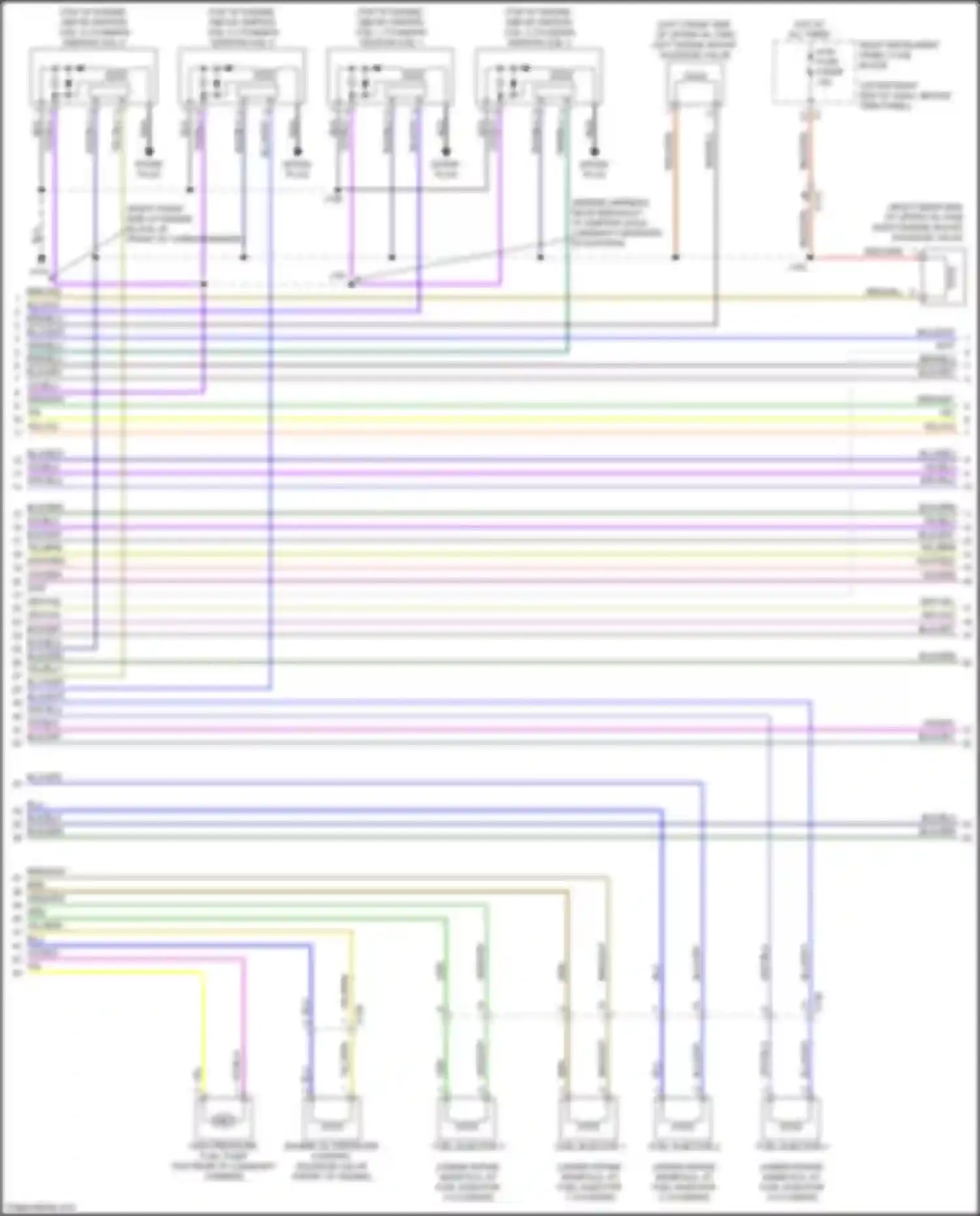 Wiring diagram ignition coil 1 for GMC Sierra IV (2018-2022) (2 of 7)