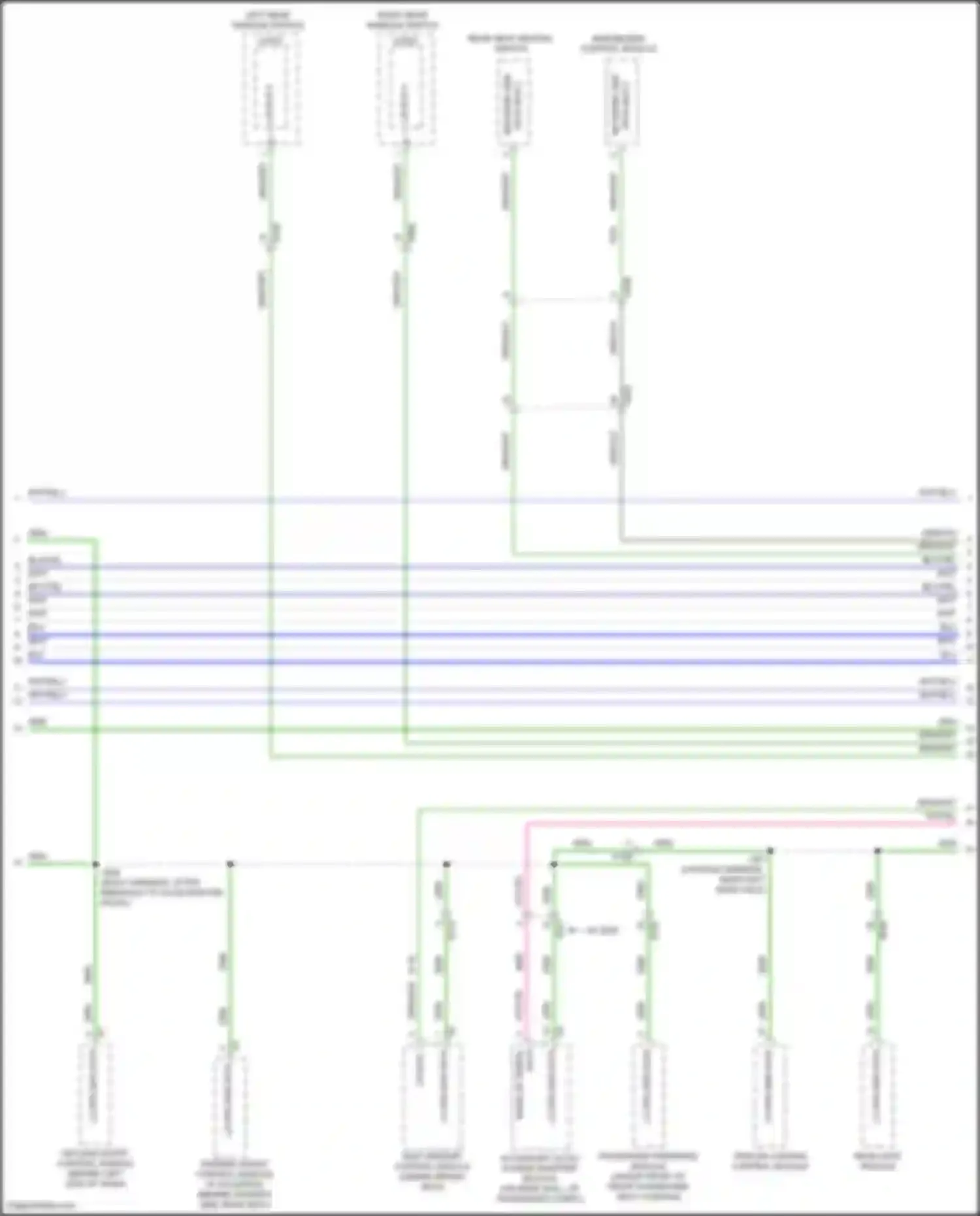 Wiring diagram immobilizer control module for GMC Sierra IV (2018-2022) (2 of 4)