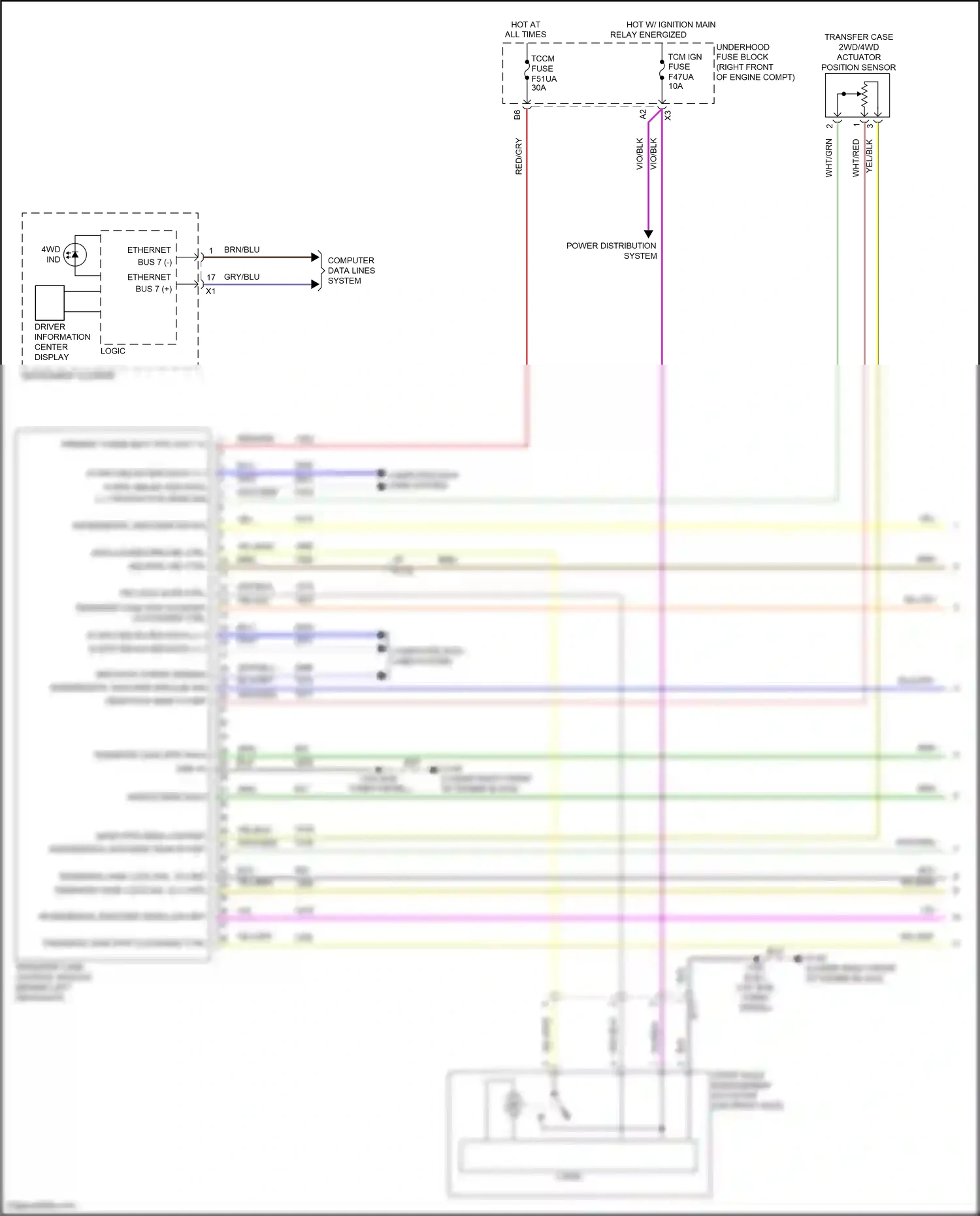 GMC Sierra IV (2018-2022) incremental encoder dir sig wiring diagram  (1 of 1)