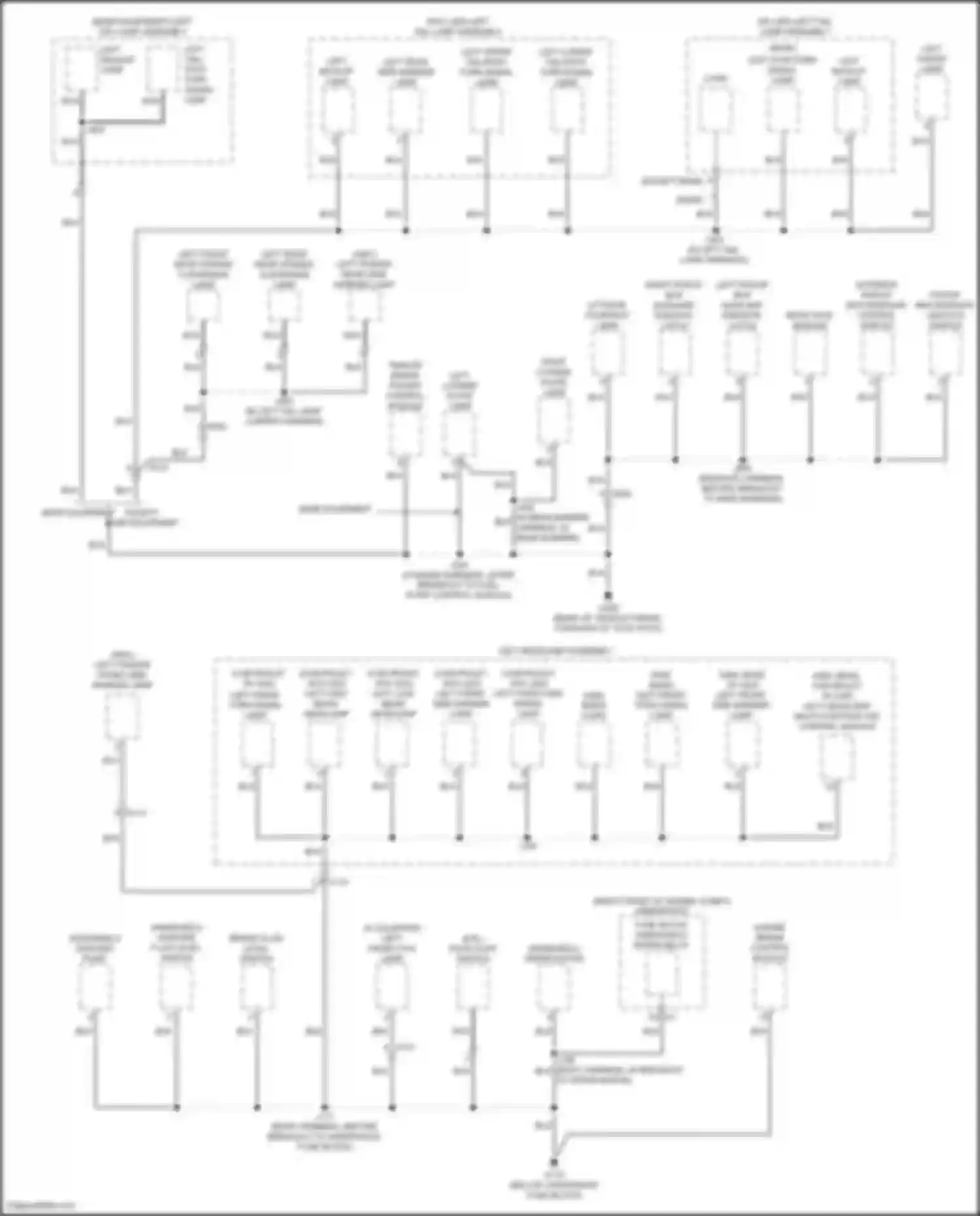 Wiring diagram left backup lamp for GMC Sierra IV (2018-2022) (8 of 8)
