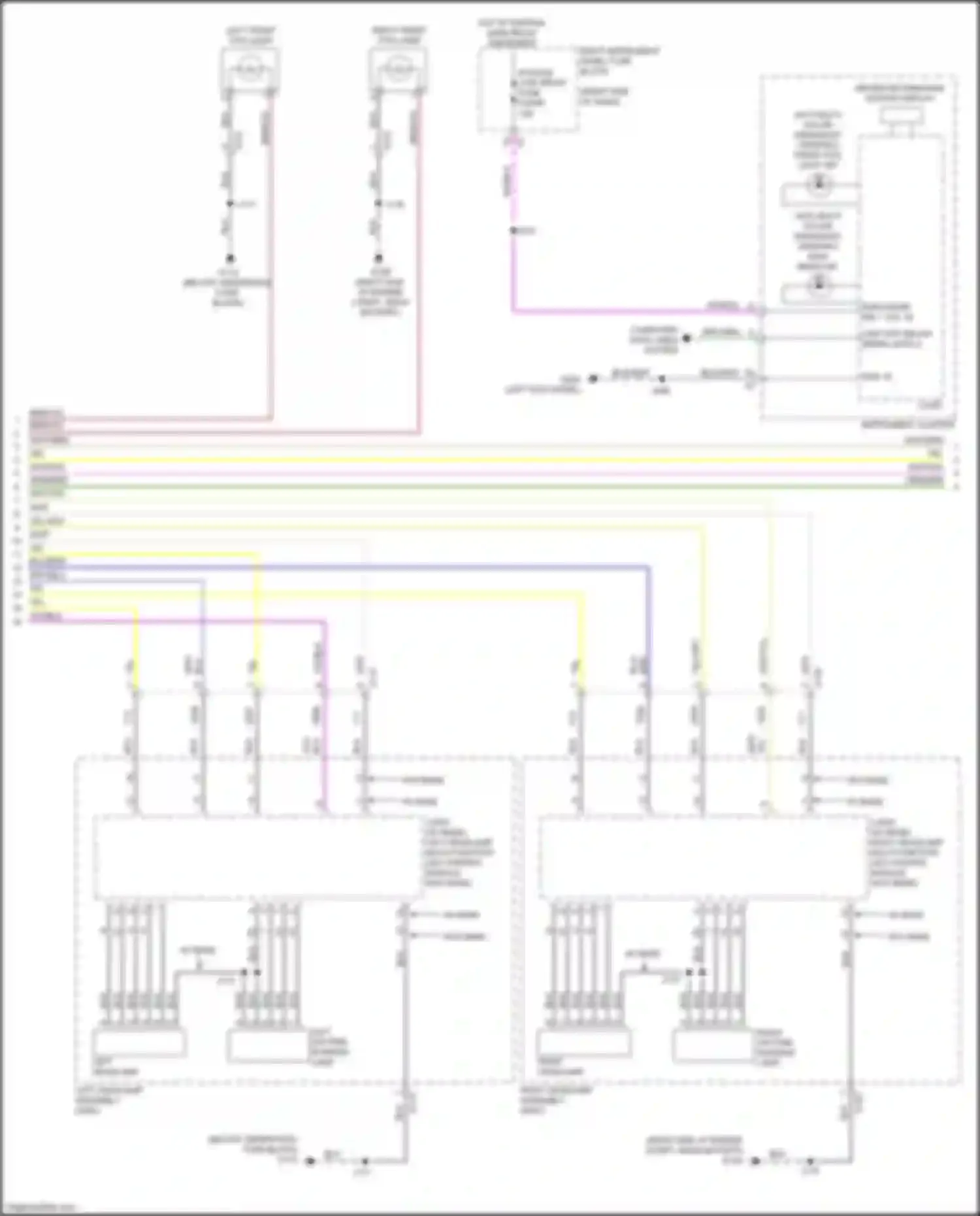 Wiring diagram left headlamp assembly for GMC Sierra IV (2018-2022) (7 of 10)