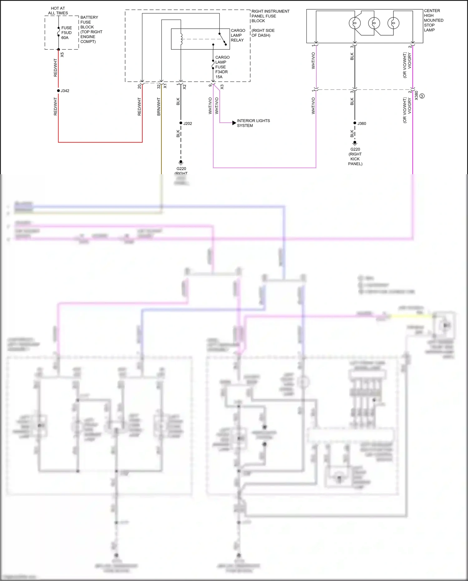 GMC Sierra IV (2018-2022) left headlamp multi-function led control module wiring diagram  (1 of 6)