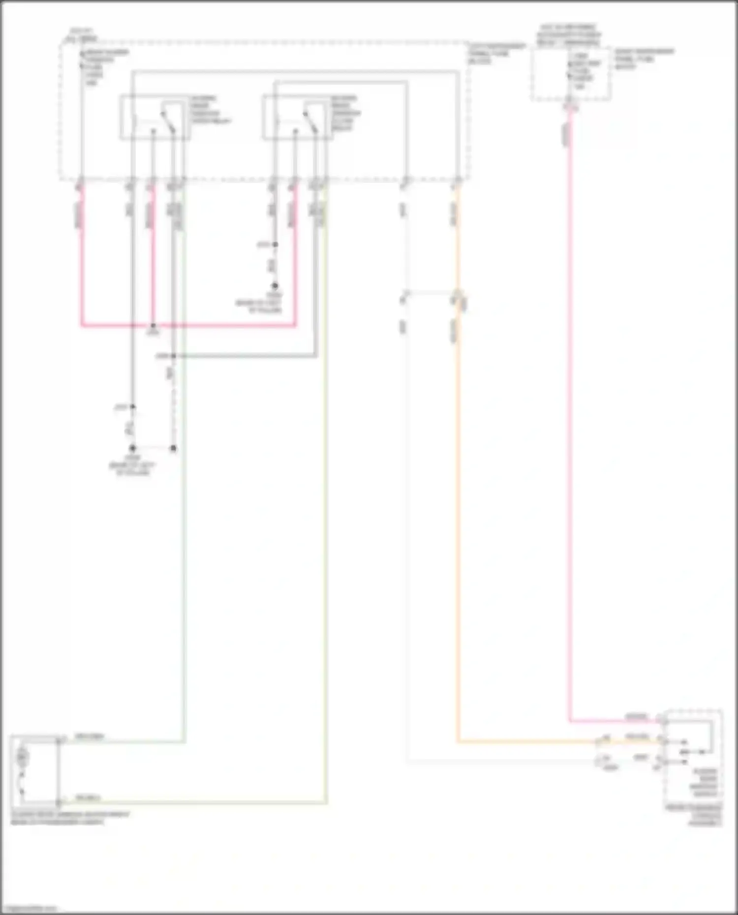 Wiring diagram left instrument panel fuse block for GMC Sierra IV (2018-2022) (10 of 14)