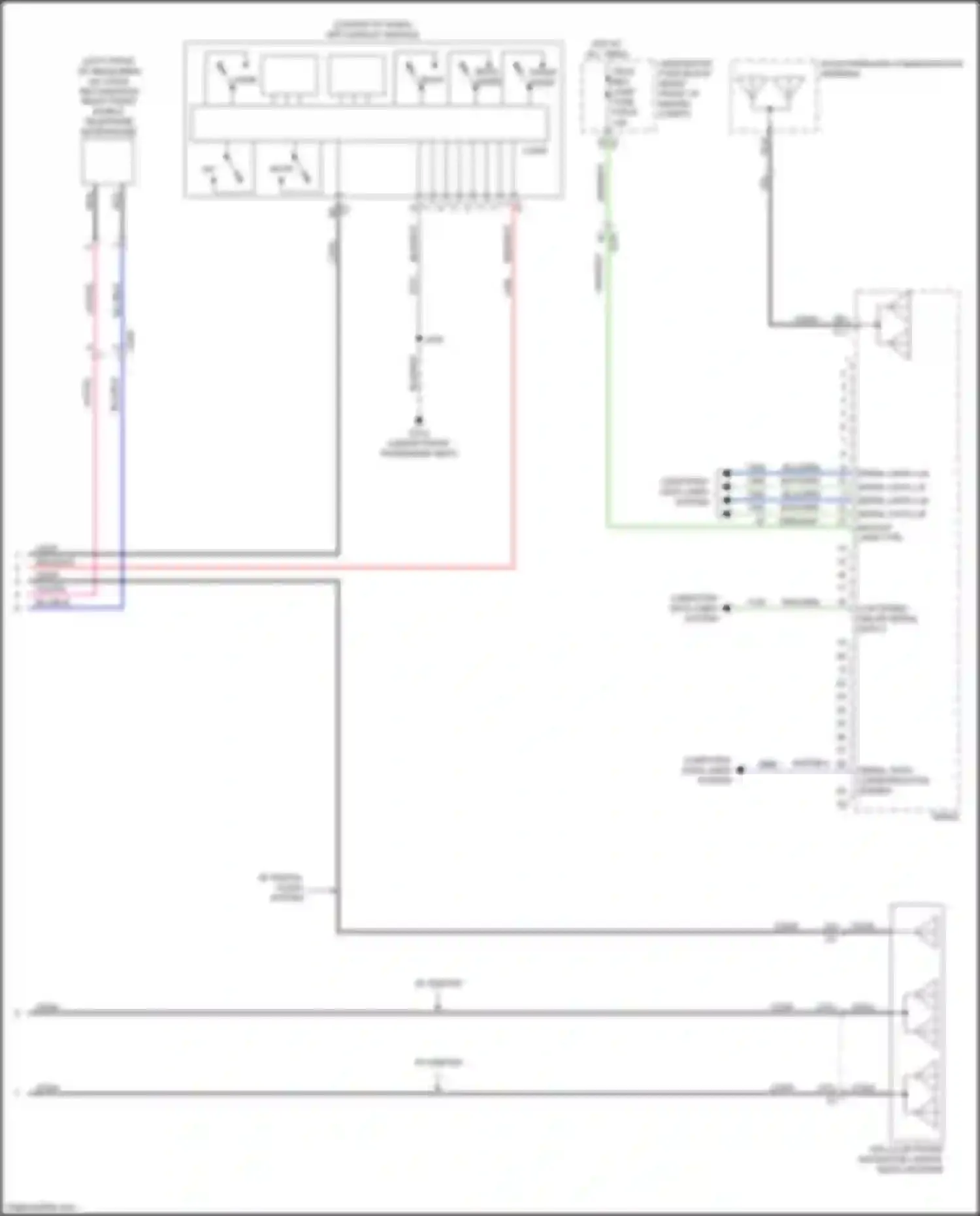 Wiring diagram low speed gmlan serial data 2 for GMC Sierra IV (2018-2022) (5 of 11)