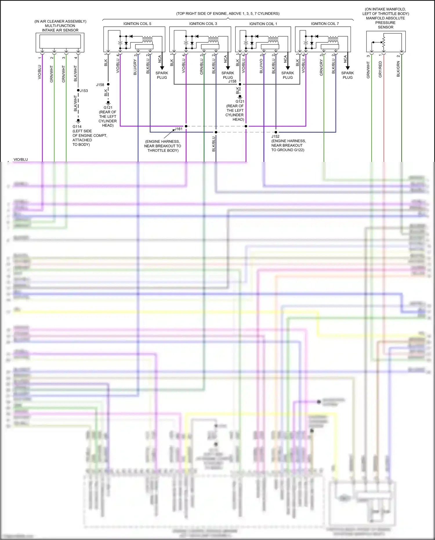 GMC Sierra IV (2018-2022) multi-function intake air sensor wiring diagram  (6 of 10)