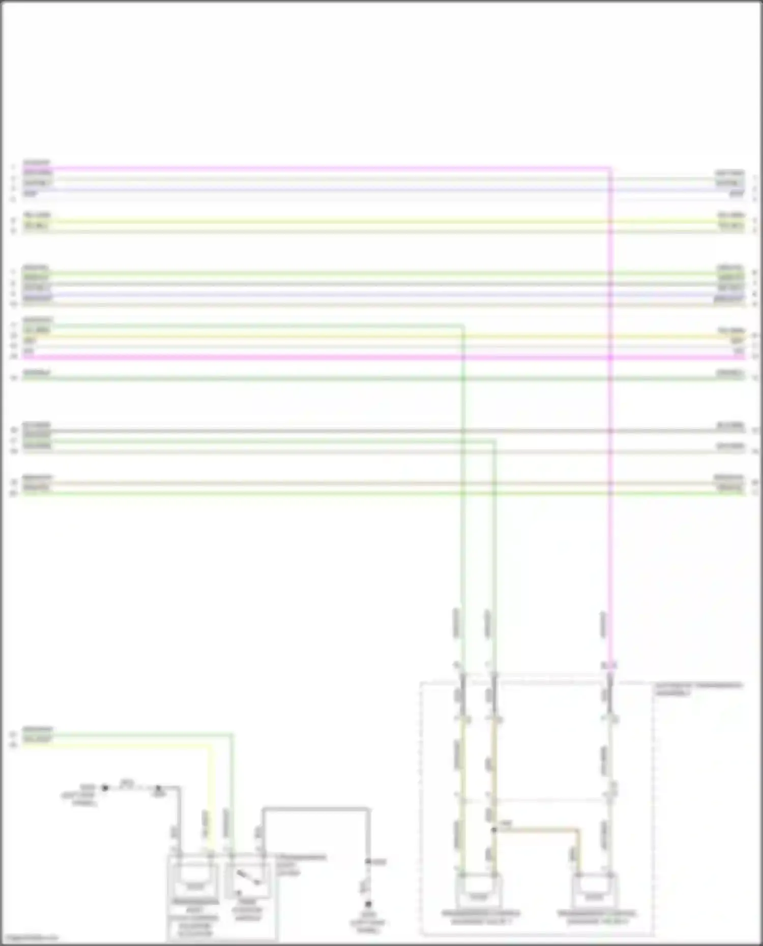 Wiring diagram park position switch for GMC Sierra IV (2018-2022) (1 of 5)