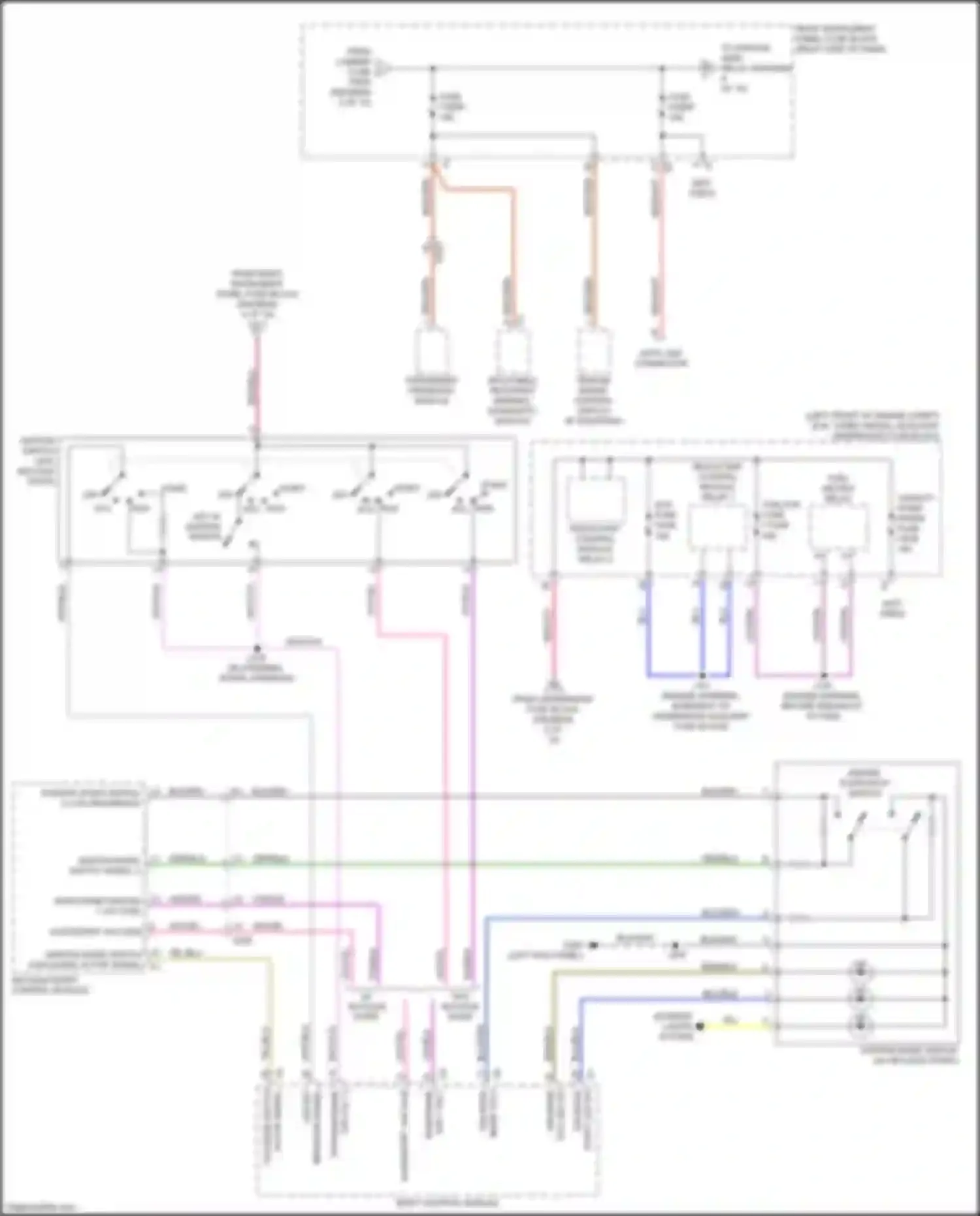 Wiring diagram passenger presence module for GMC Sierra IV (2018-2022) (5 of 6)