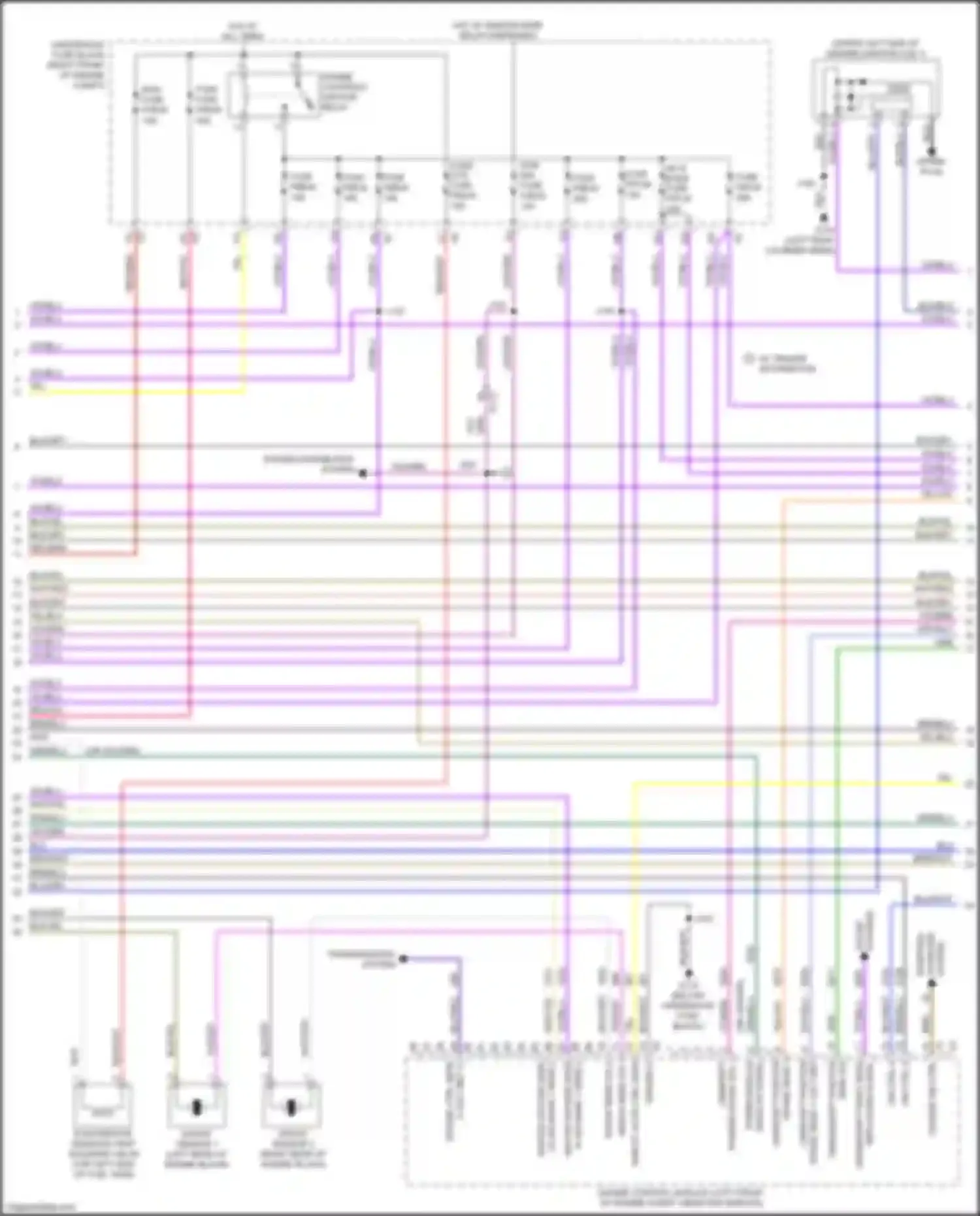 Wiring diagram replicated signal for GMC Sierra IV (2018-2022) (1 of 1)