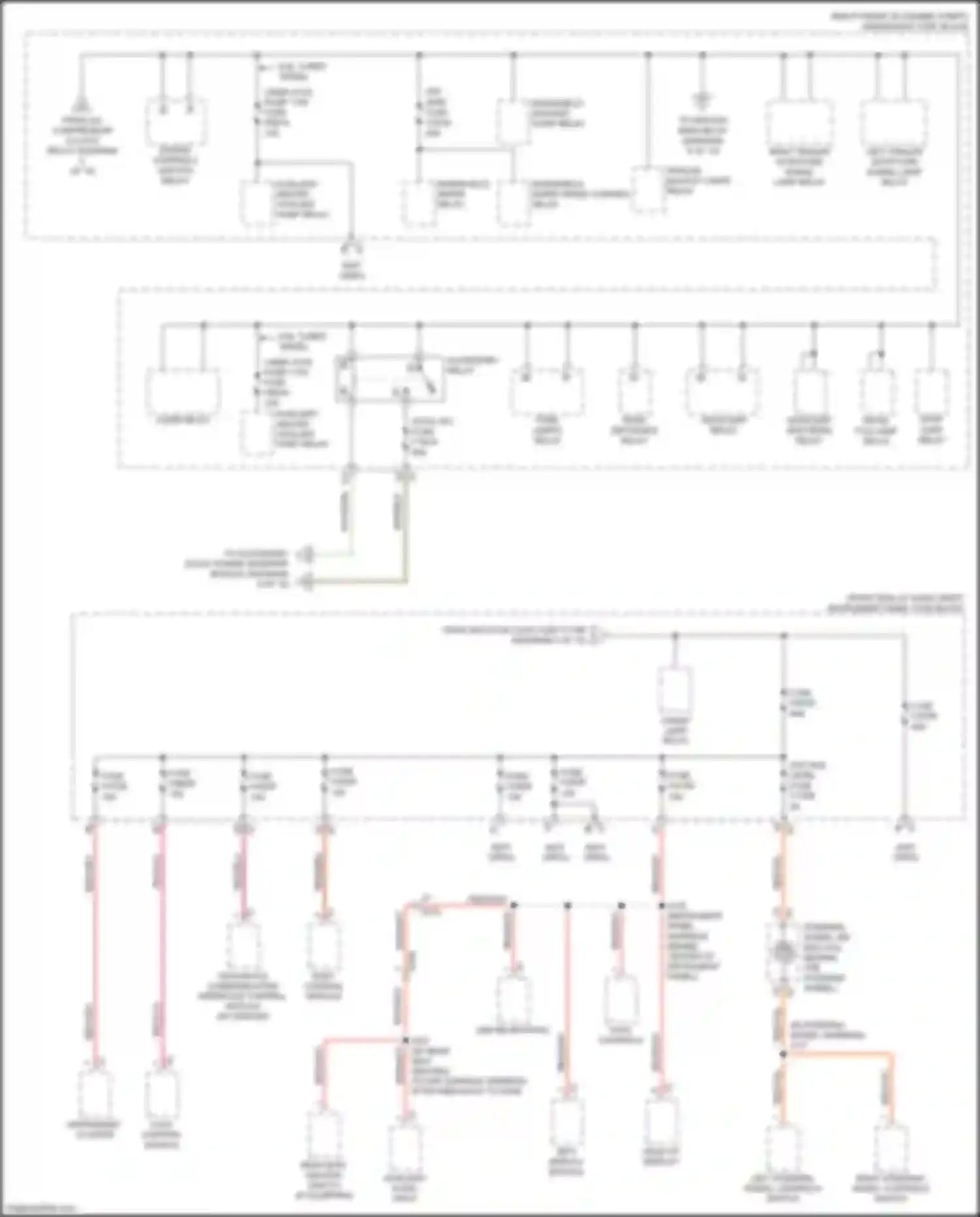 Wiring diagram stop lamp relay for GMC Sierra IV (2018-2022) (5 of 5)