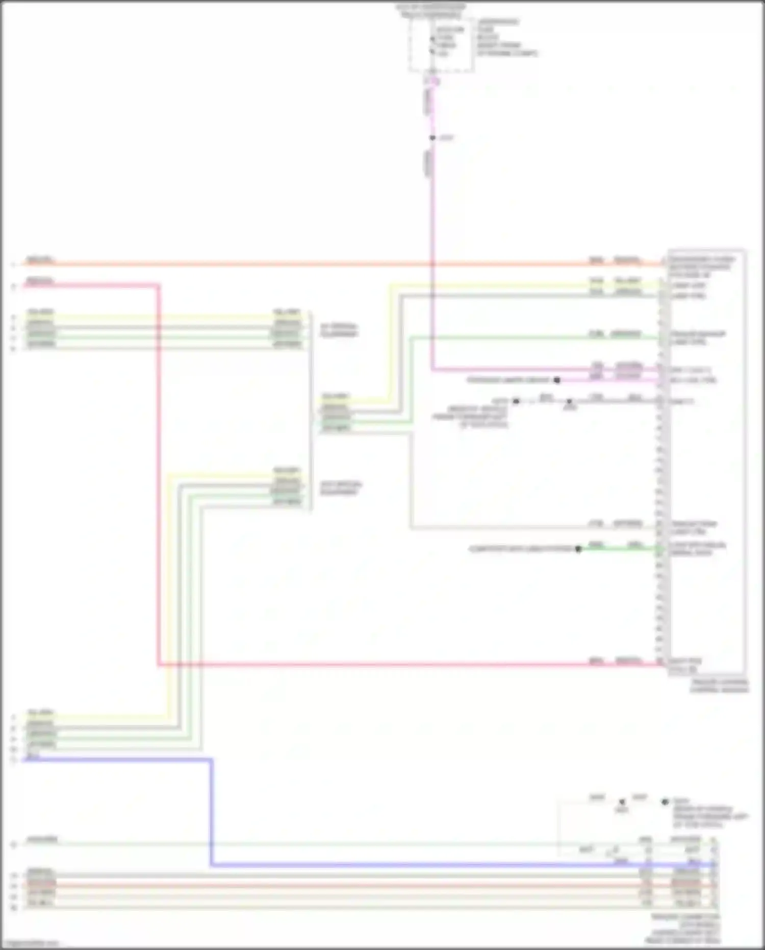 Wiring diagram trailer lighting control module for GMC Sierra IV (2018-2022) (9 of 11)
